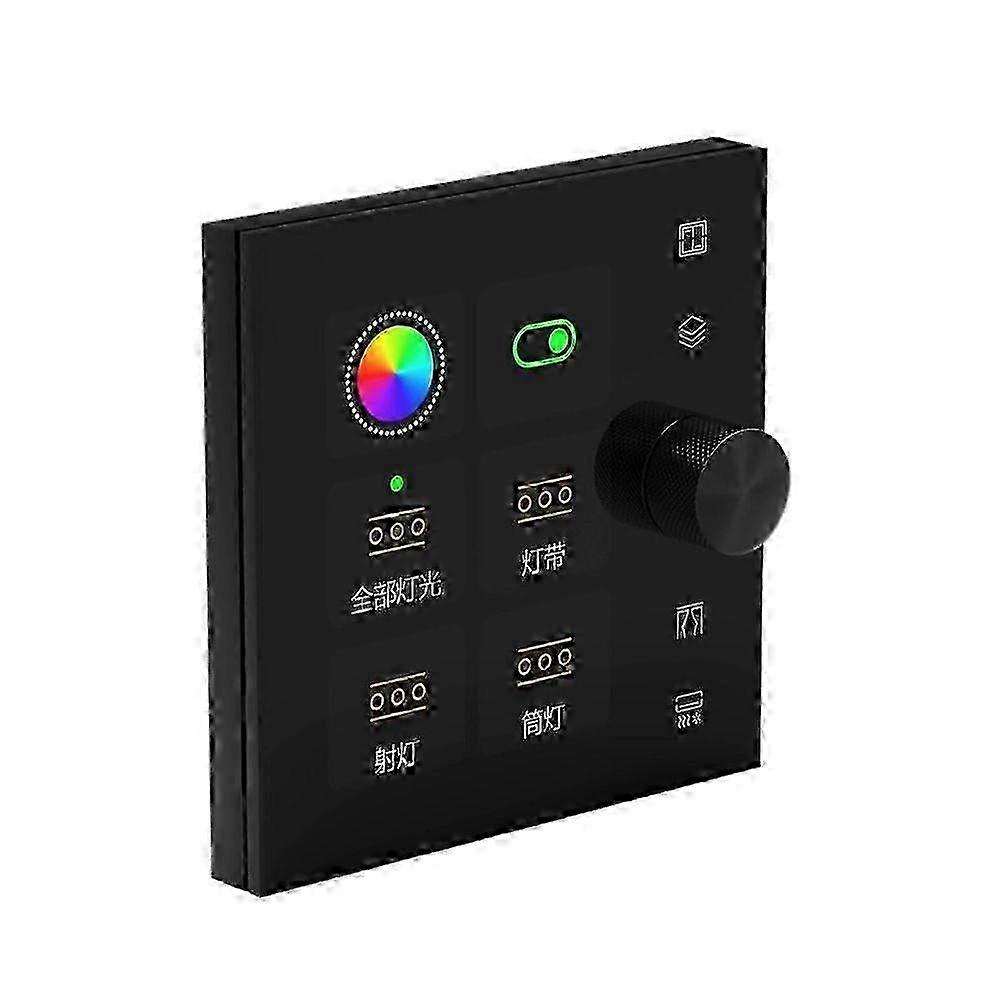 Tuya Wifi Smart Switch Panel Smart Home Zigbee Switch For Multi-channel Lights Scenes Curtains Dimming Switches