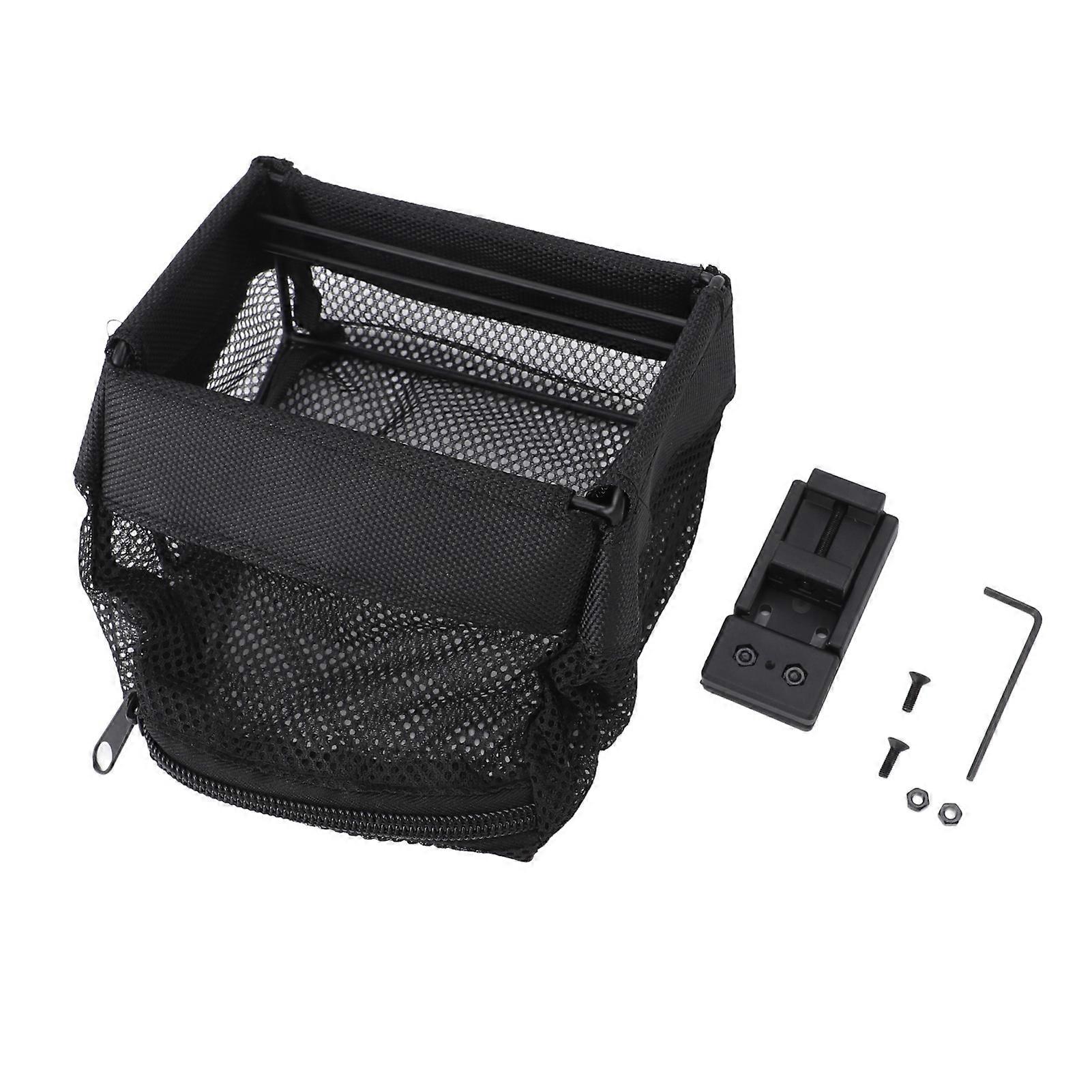 Brass Shell Bag Zippered Bottom Quick Release Tear Resistance Portable Black Outdoor Shell Storage Bag