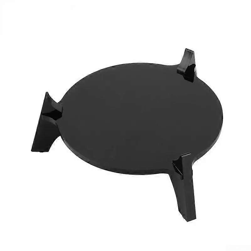 Acrylic desk stand for Bose Revolve speaker, stable support with silicone feet, modern design, home office accessory (black) Is black