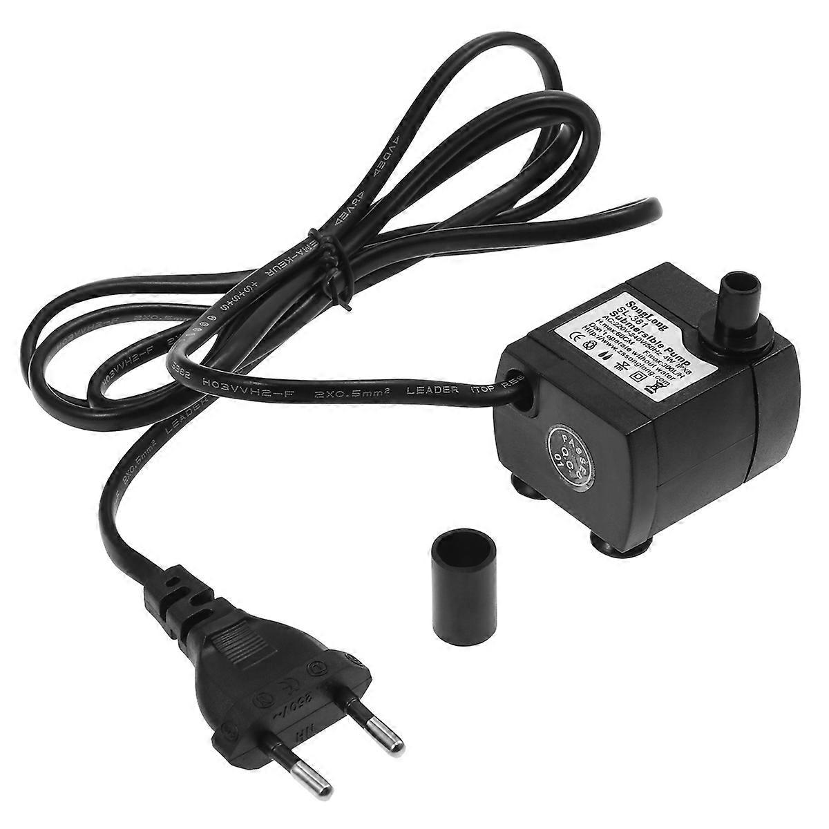 Submersible Pond Pump, Mini Size with Adjustable Flow, Suitable for Various Water Systems