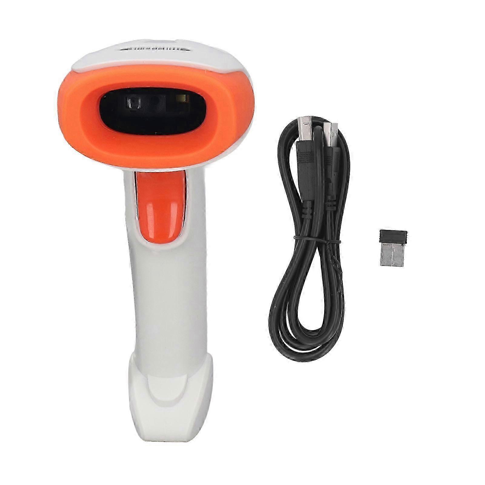 2025 Handheld Barcode Scanner 2.4G Wireless 2D Barcode Reader Scanner Gun für Logistik Express