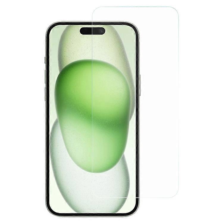 Compatible For iPhone 16 Screen Protector 2.5D High Aluminium-Silicon Glass Film Electroplated Coating