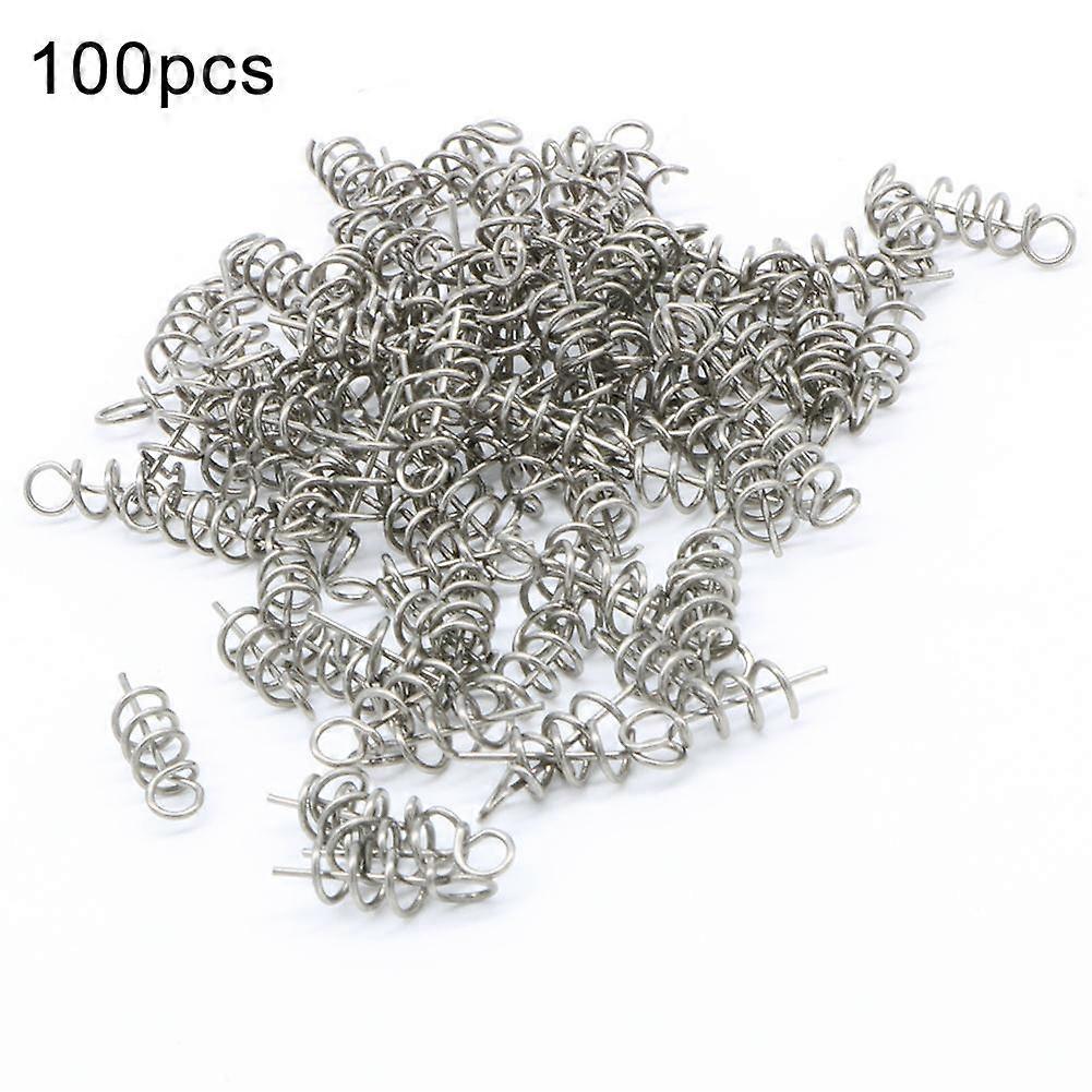 100 шт./уп. (А)$Fishing игла для приманки, приманка, мягкая приманка, нержавеющая сталь, проволочная пружина, игла, игла для рыбалки, аксессуары для рыболовных снастей