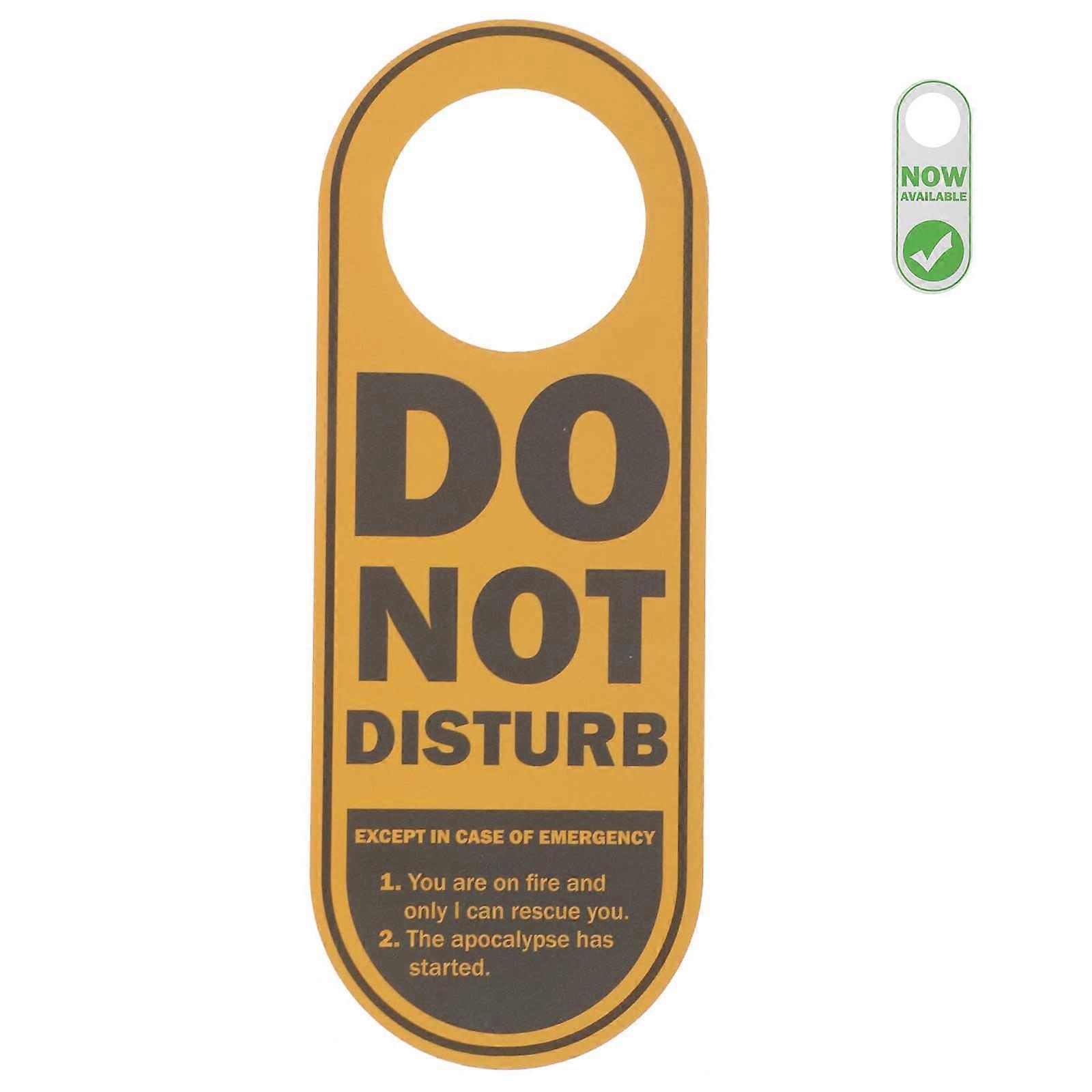 a compelling and optimized product title and description for your **"Side Do Not Disturb Sign Eye Catching Door Hanger for Office, Hotel Use Easy