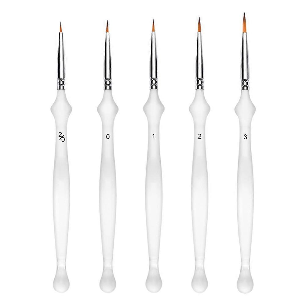 Acrylic Painting Pens for Miniatures Art with Multi Colors and Details 5 Pcs