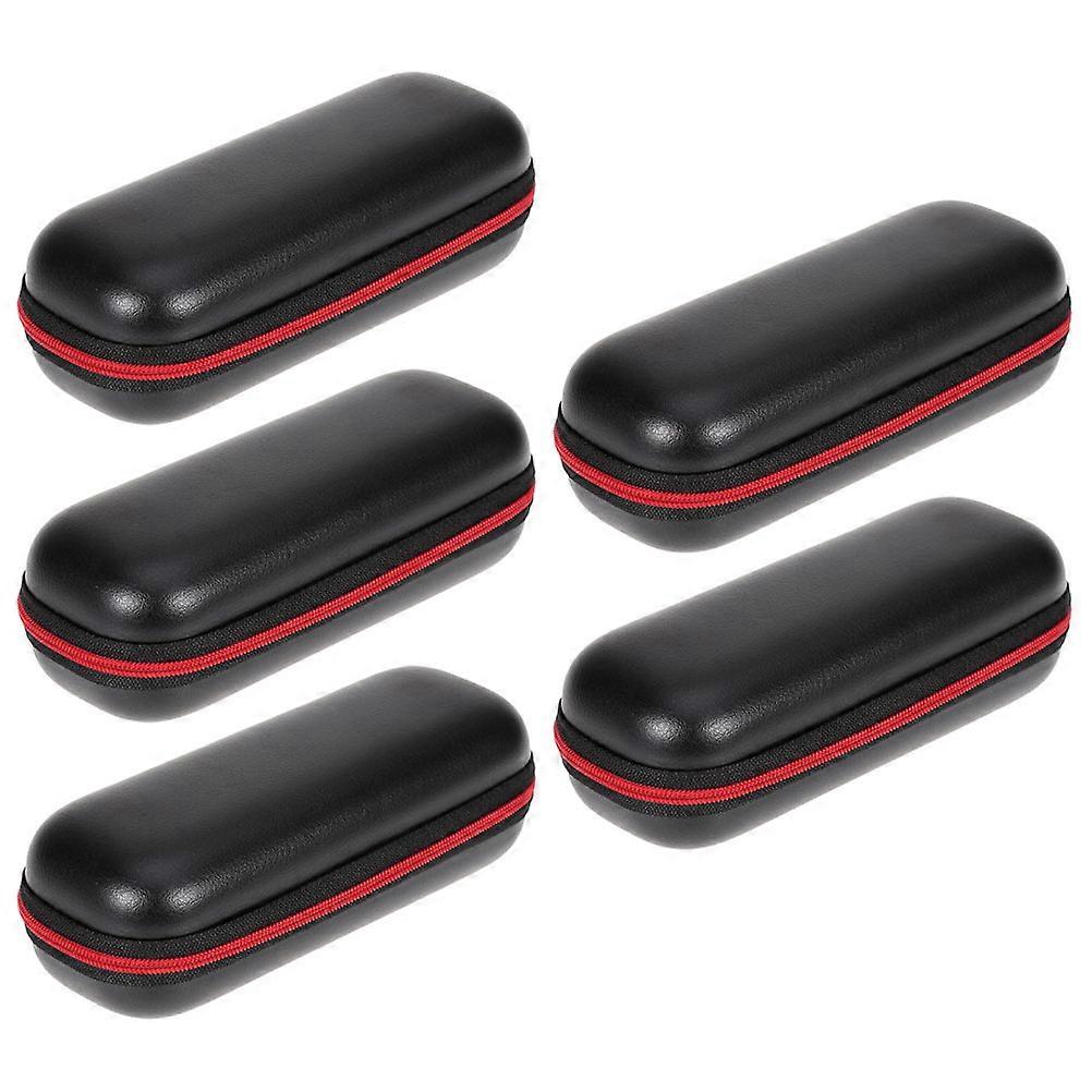 Here's a polished and professional product description for your **5pcs Zippered Watch Case Travel Watch Organizer**:
**5 Pack Zippered Watch