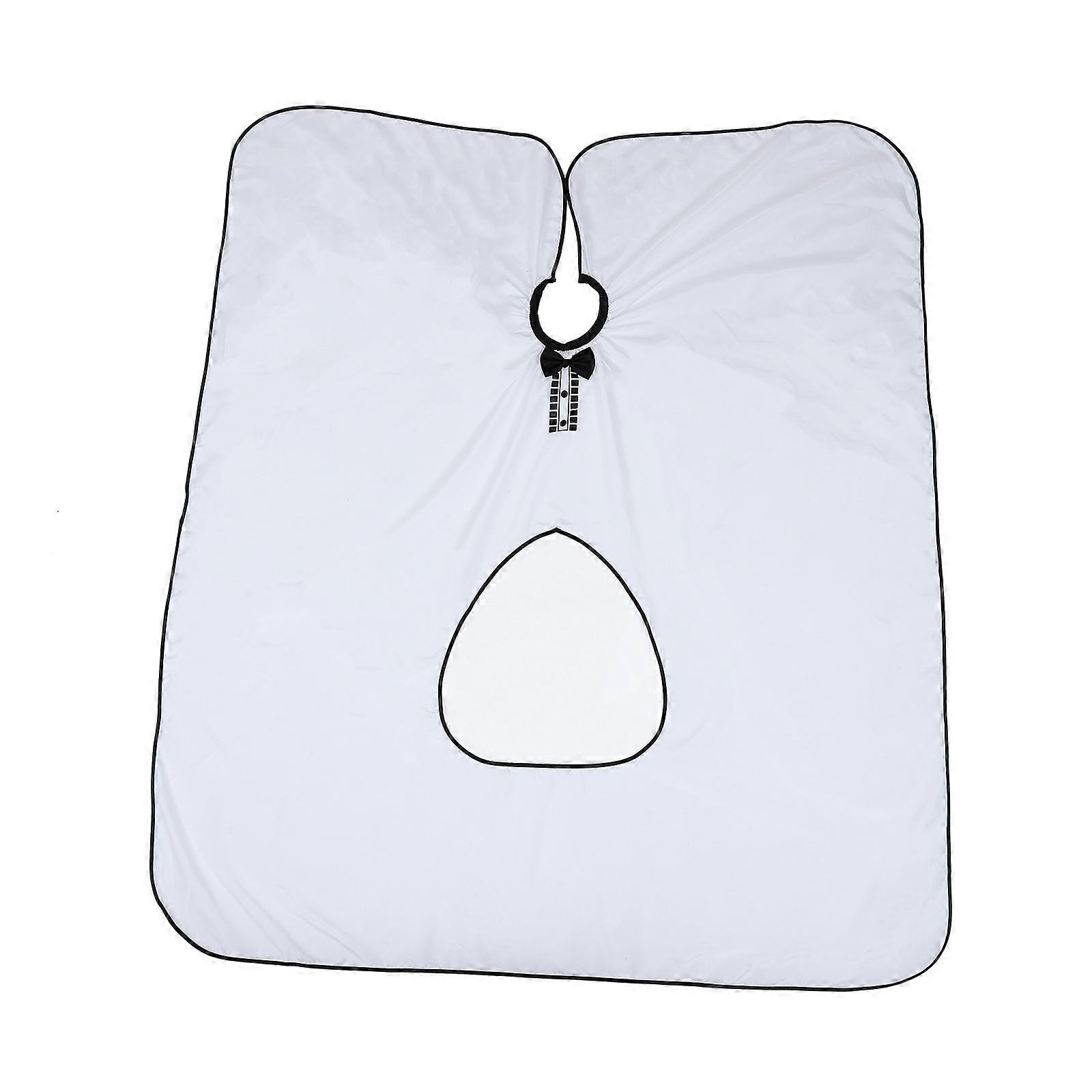 Salon Cape For Hairstylist Professional Design 160x140cm White Color Transparent Window 1Pack