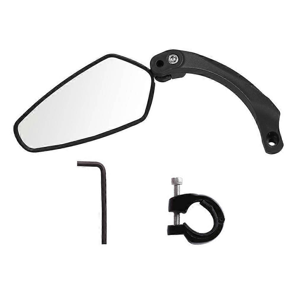 Rotatable HD Bike Mirror for Left Handlebar – Universal Rearview Mirror for Mountain and Road Bicycles, Easy Installation for Enhanced Safety