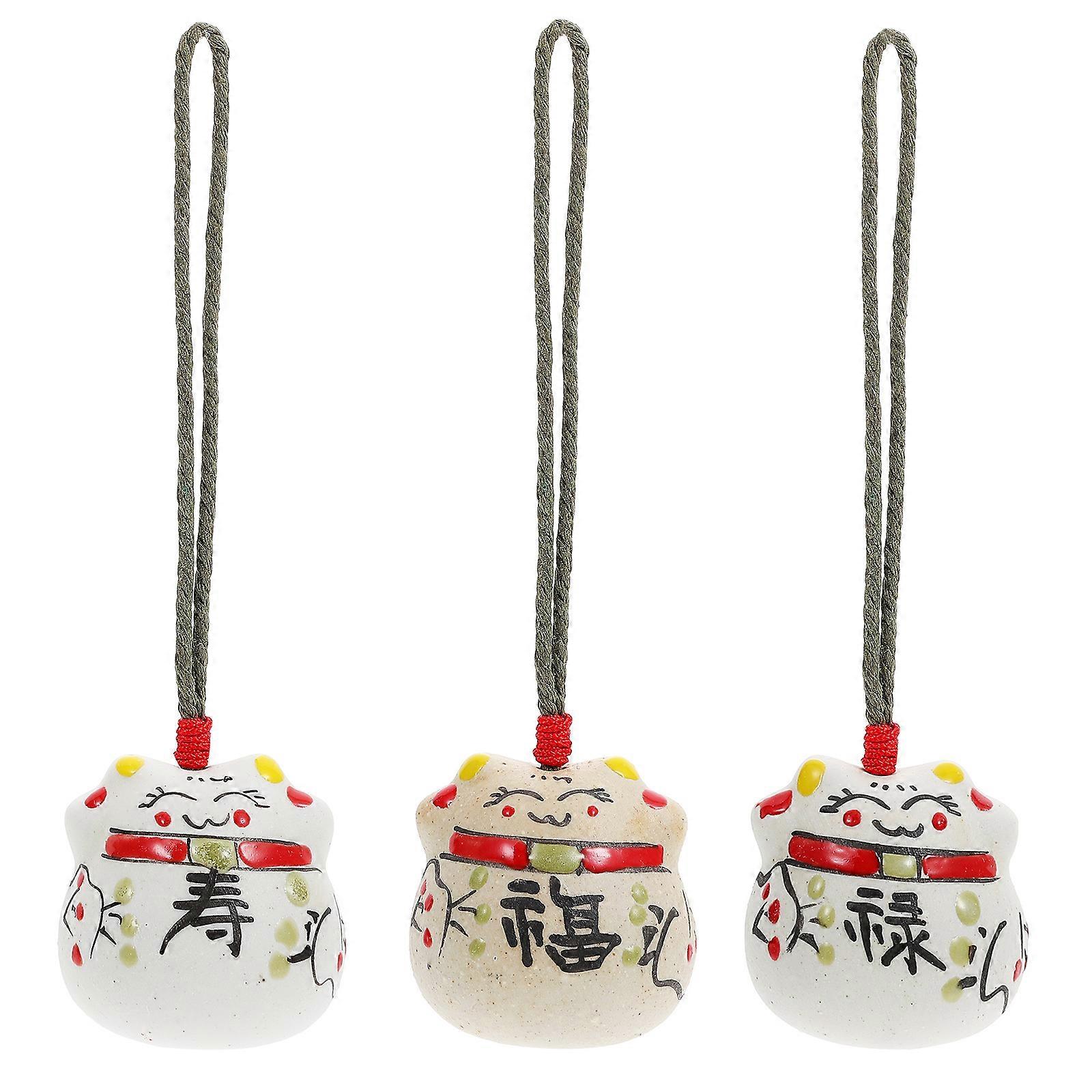 Durable Cat Wind Bell Pendant Ideal for Enhancement