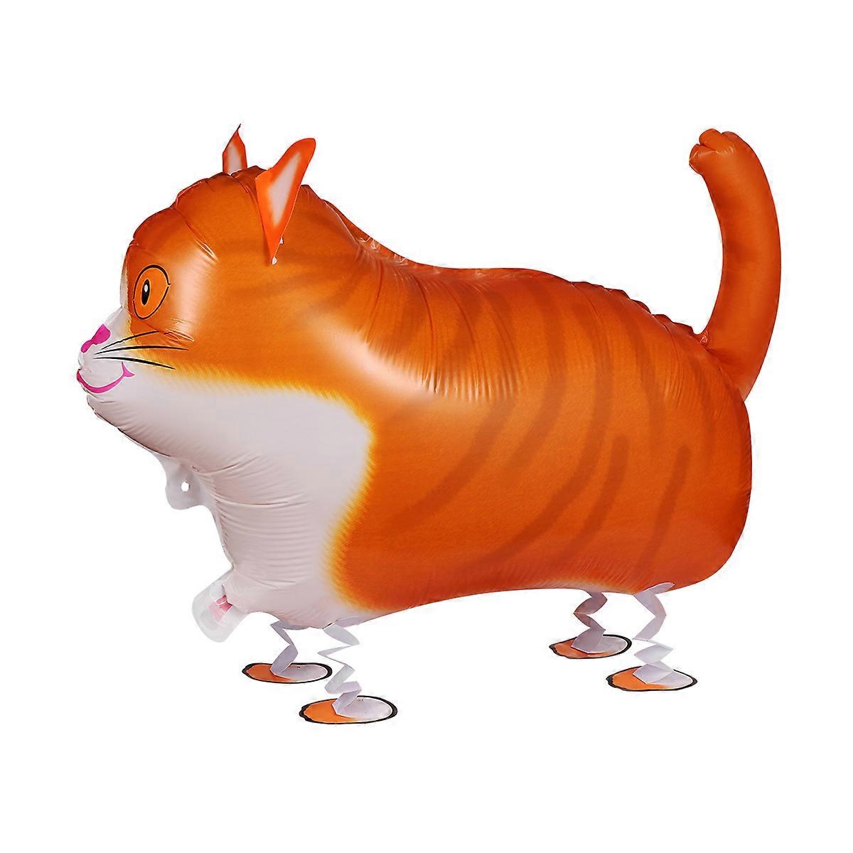 Puppy Walking Balloons Cat Shaped Aluminum Foil Safe to Use Birthday Decor Funny 5Pcs
