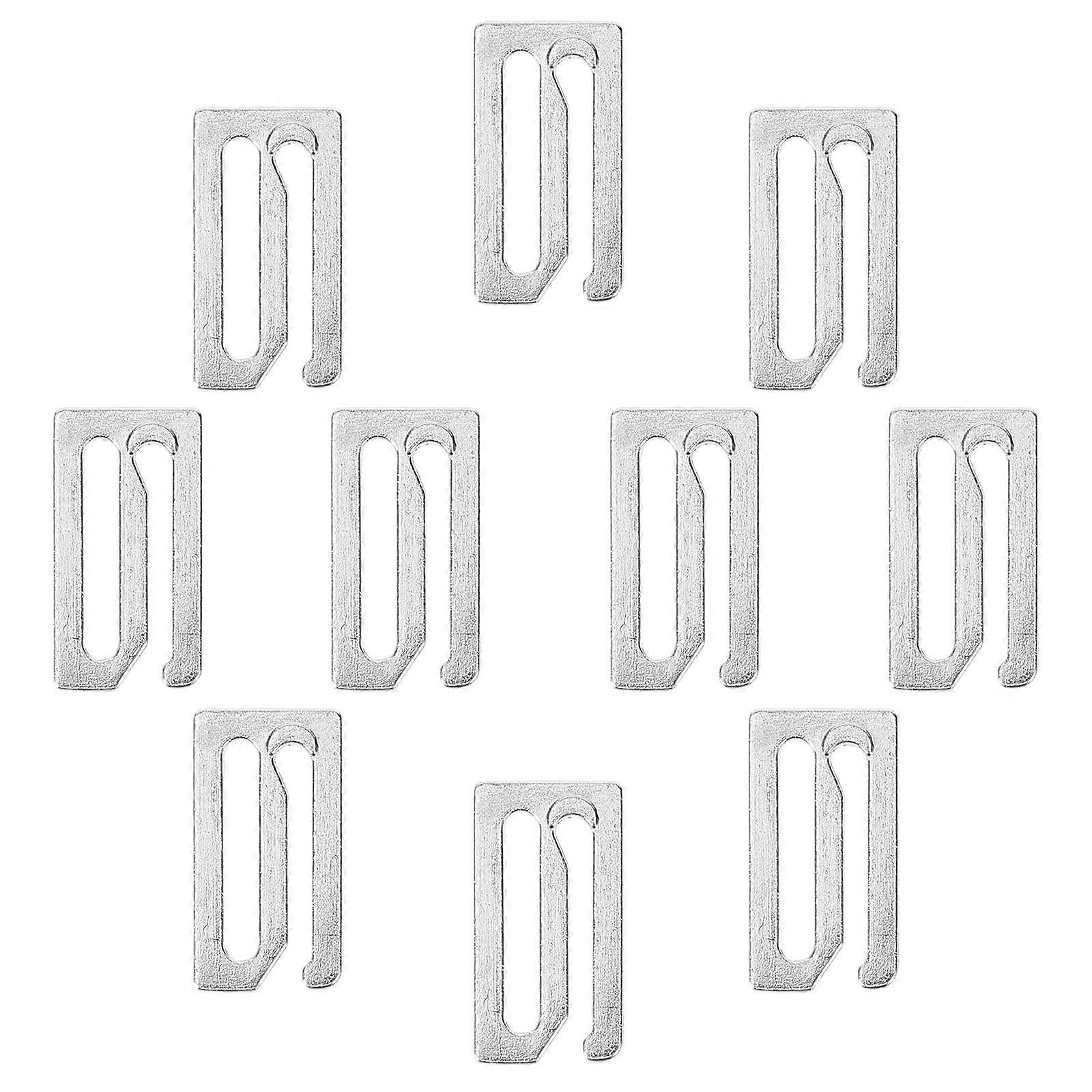 Here's a polished and professional product description for your item:
**10pcs Durable Barber Cape Buckle Haircut Strap Hooks for Salon Use – Iron