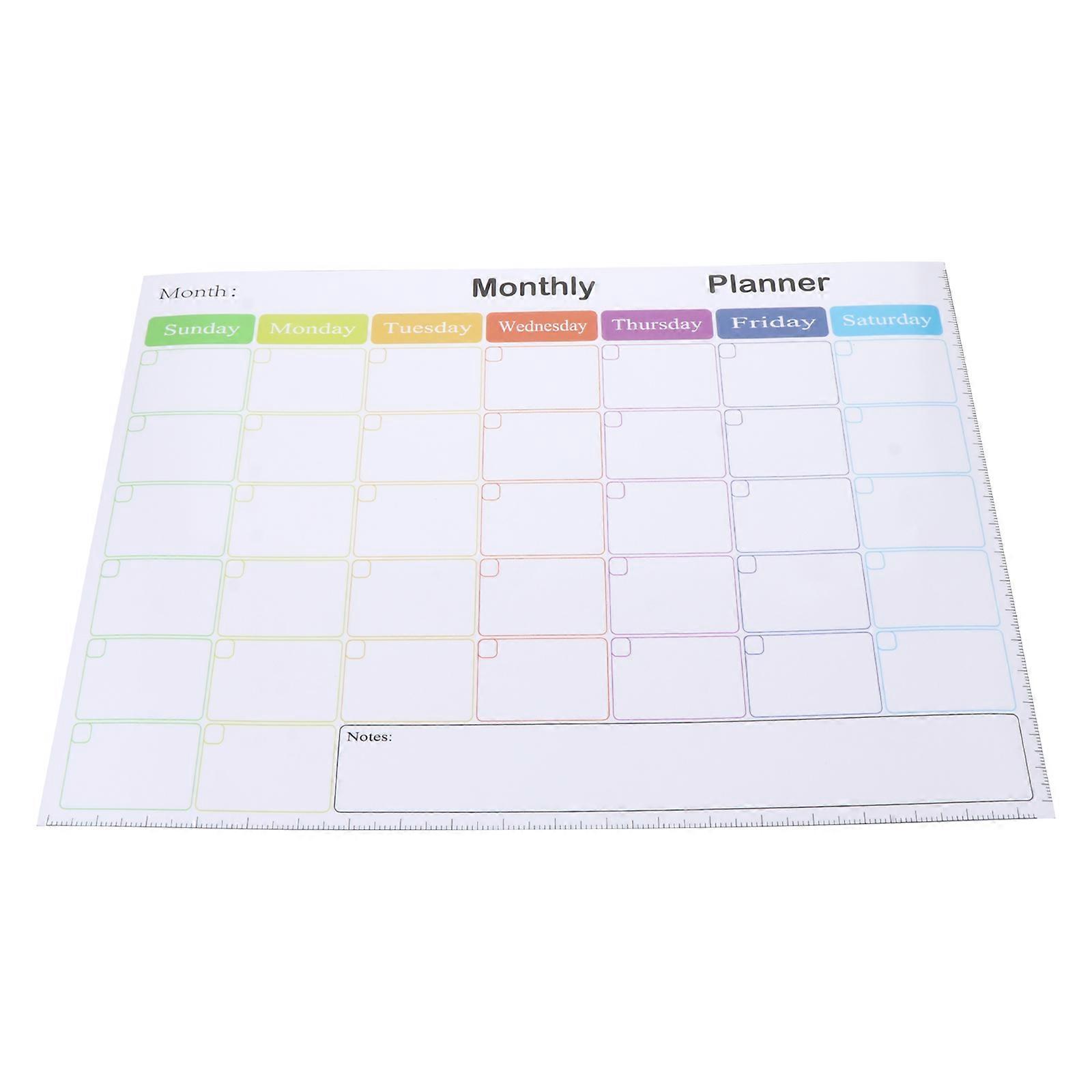 Planner Message Board Fridge Notepad Magnetic Rubber Magnet Material 42.5x30cm 1Pcs