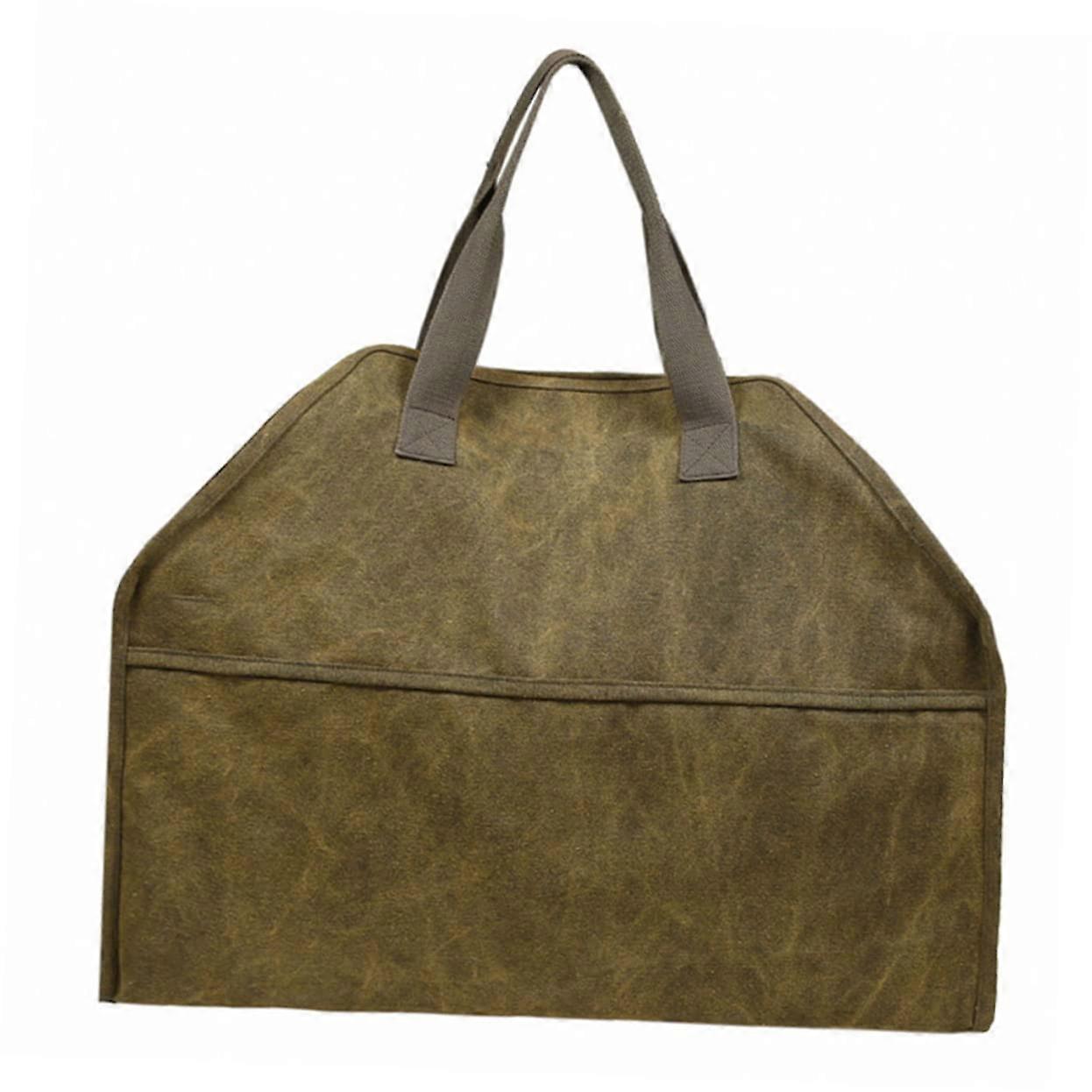Portable Storage Bag for Firewood – Large Capacity Durable Canvas Storage Bag with Handle for Outdoor Use and Activities