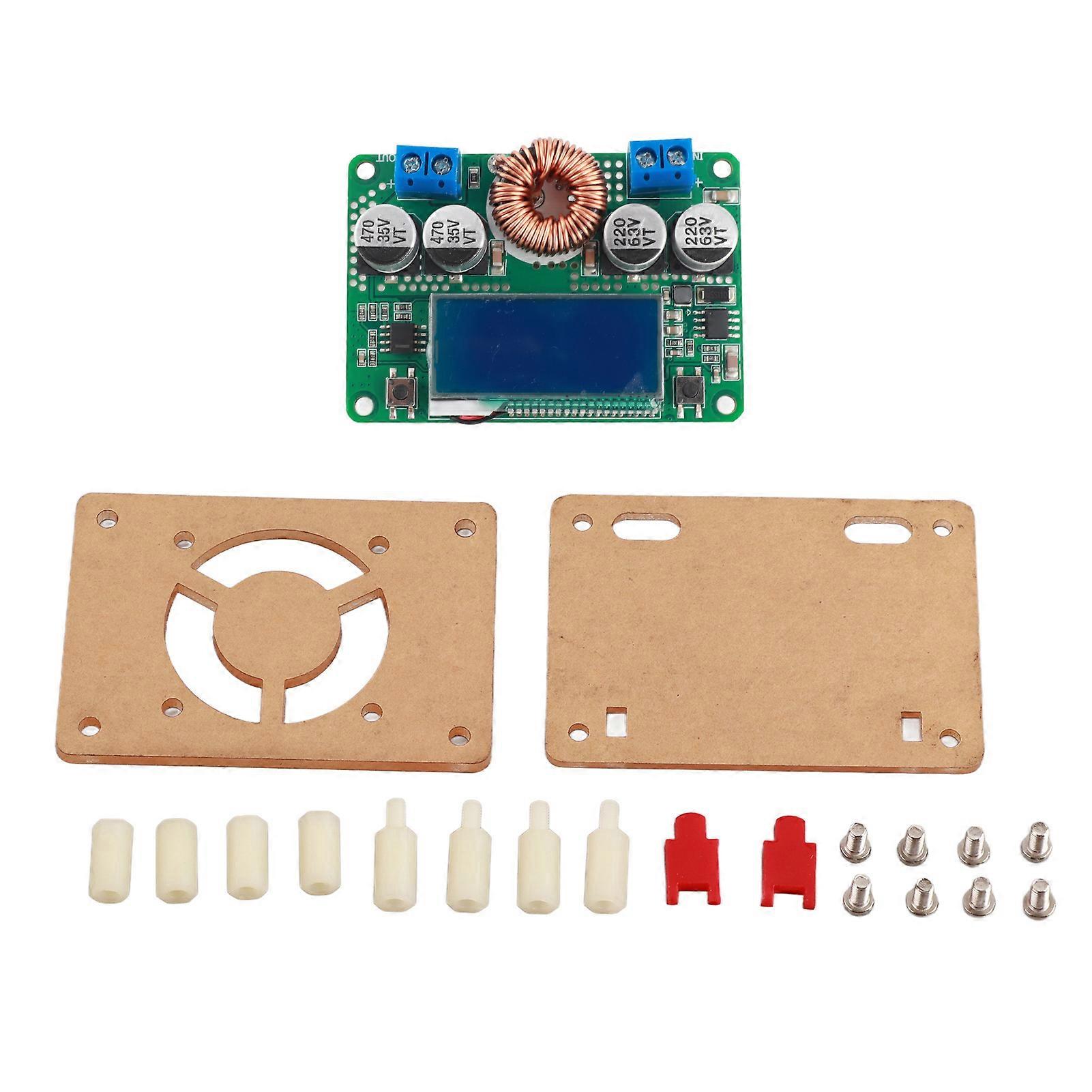 Adjustable DC-DC Step-Down Power Supply Module 8-60V to 3-32V, 7A Max, with Shell