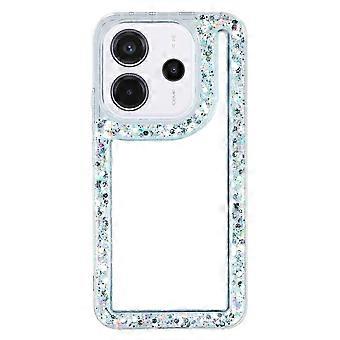 Compatible For Xiaomi Redmi Note 14 4G (163.25mm) Case Glitter Epoxy Soft TPU Clear Back Cover