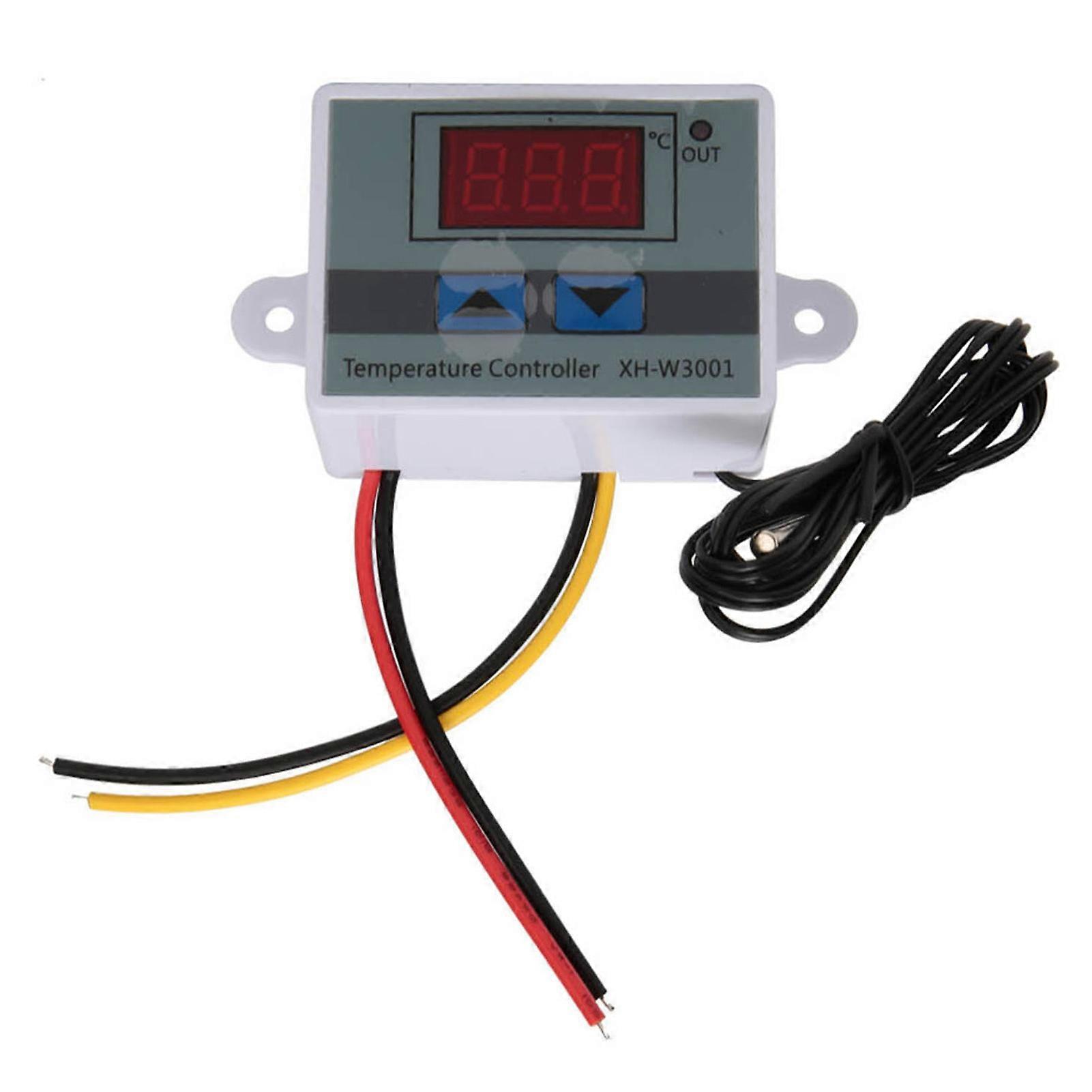 Qukaim Digital tat Digital Temperature Controller, Tat Switch with Waterproof Sensor Probe, 110-220V, 1500W, Adjustable Temperature Control