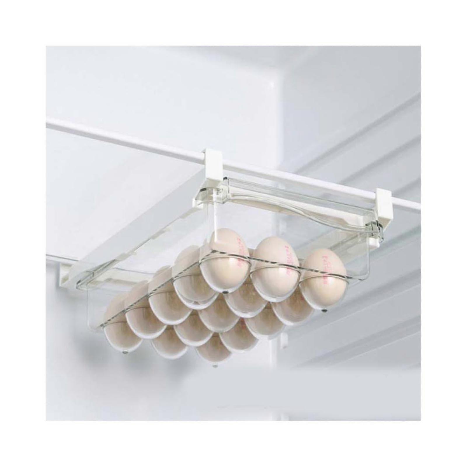 Refrigerator Organizer Bins With Handle Freely Pullable Refrigerator Storage Box 2025