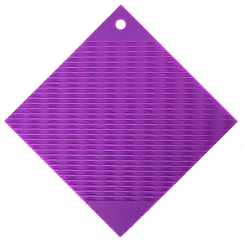 Set de table isolant en silicone carré antidérapant adapté à différentes marques 