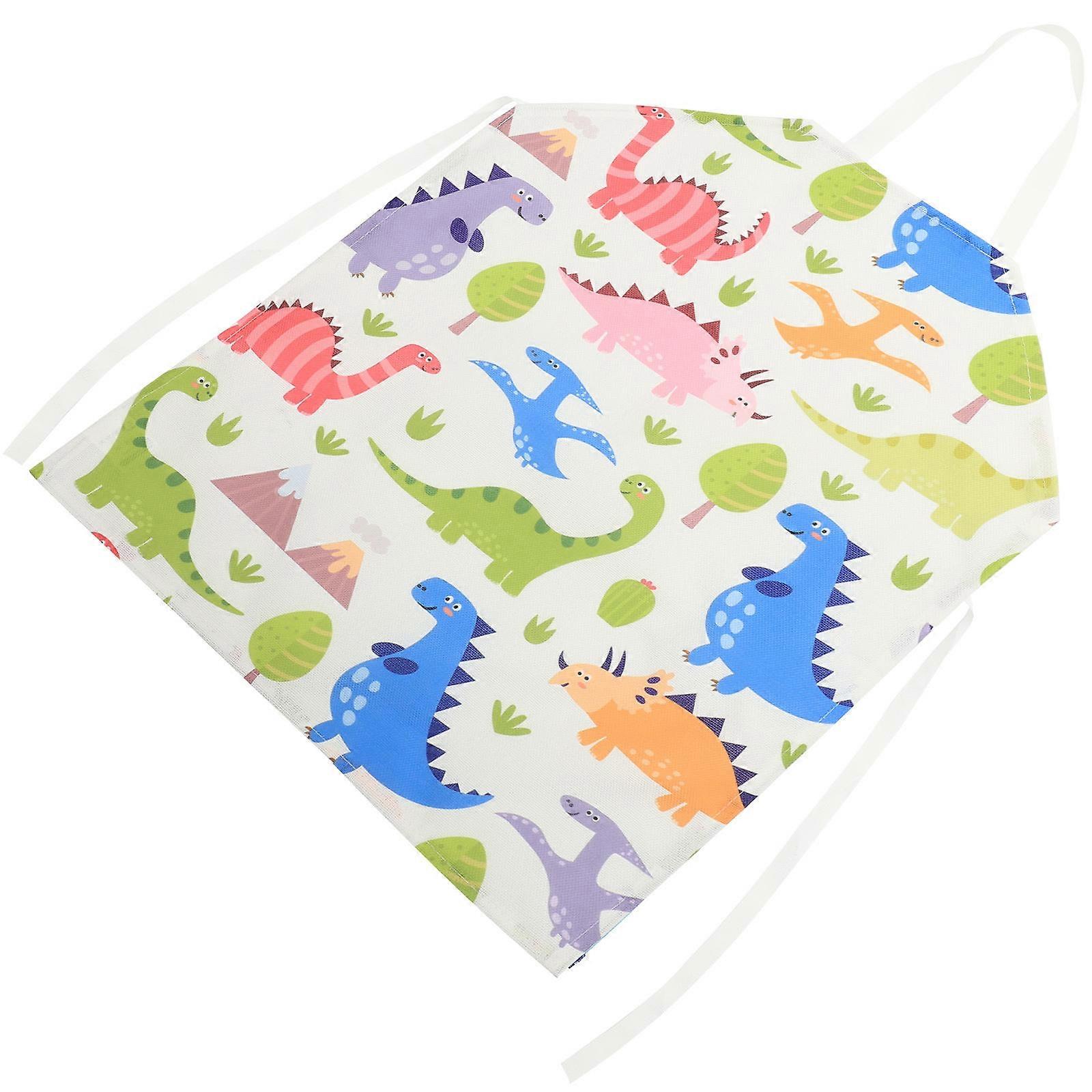 Kitchen Apron for Kids Cartoon Breathable Oil-Proof Reusable All People 1Pack