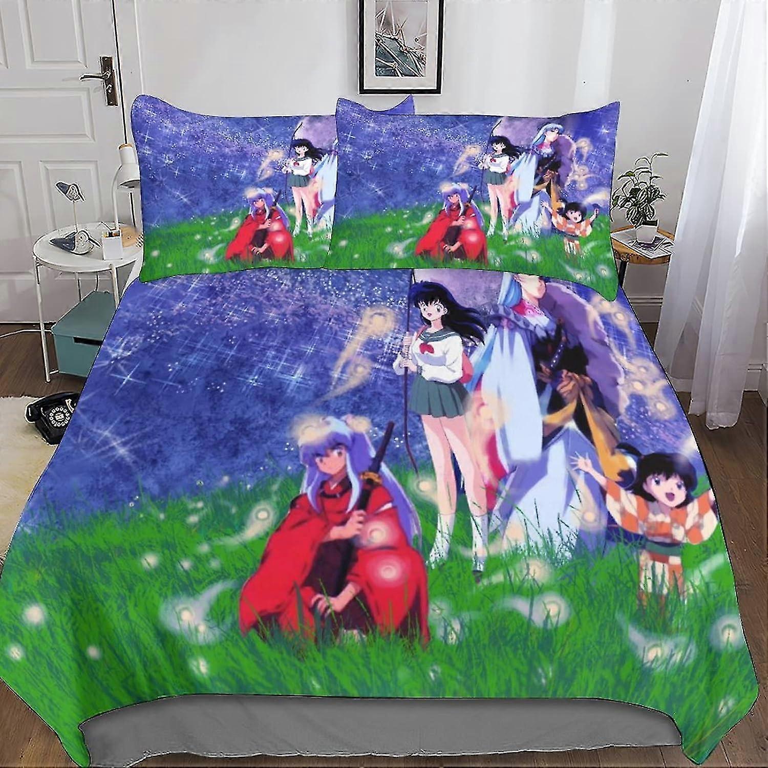 3D Print Duvet Cover Bedding Set with Zipper - Soft and Easy Care 3-piece Set for Young Kids and Adults