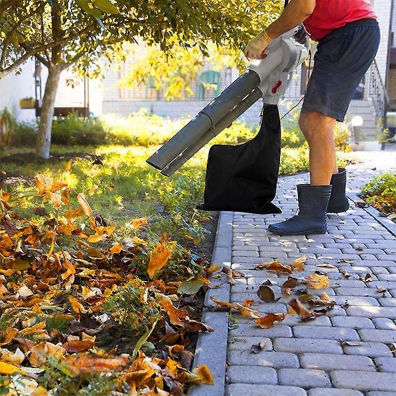 Leaf Blower Vacuum Bag - Waterproof - 420D - Zipper and drawstring at bottom -