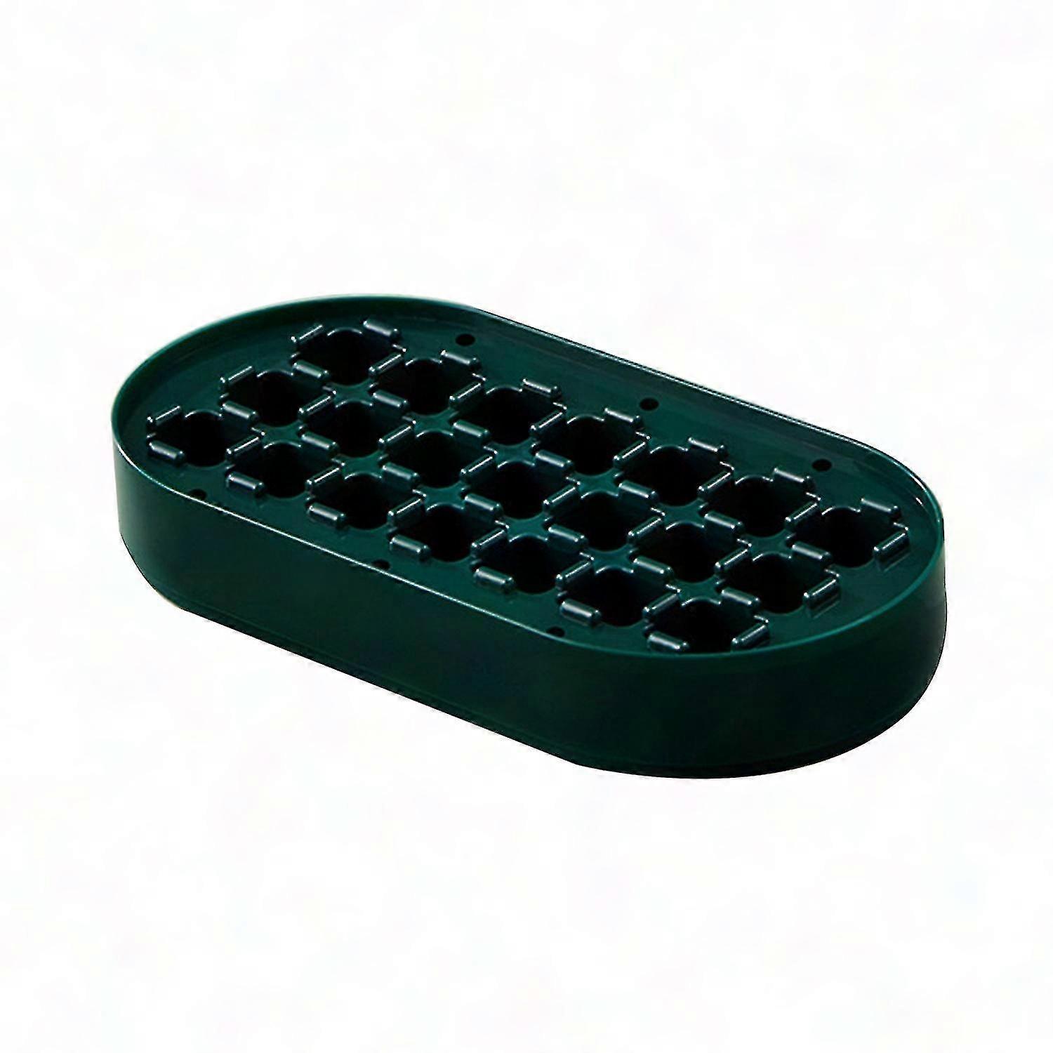 Stackable Silicone Ice Cube Tray for Whiskey Cocktails - Food Grade Freezer Container