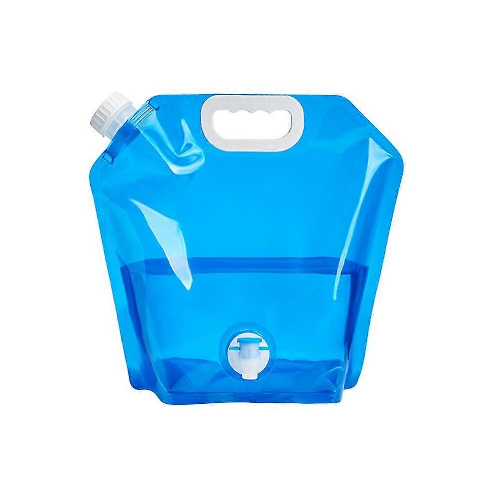 Folding Water Bag for Outdoor Use - 5L/10L Capacity, Lightweight & Portable with Thickened Handle
