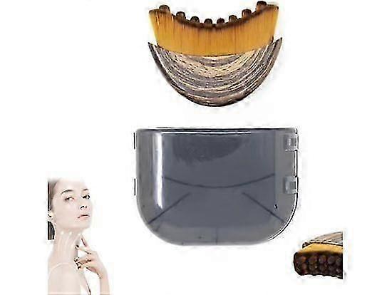 Lymphatic Contour Face Brush, Dry Brushing Face Brush, Lymphatic Drainage Massager For Face, Chin & Jawline Sculpting for Women, Ergonomically Designe