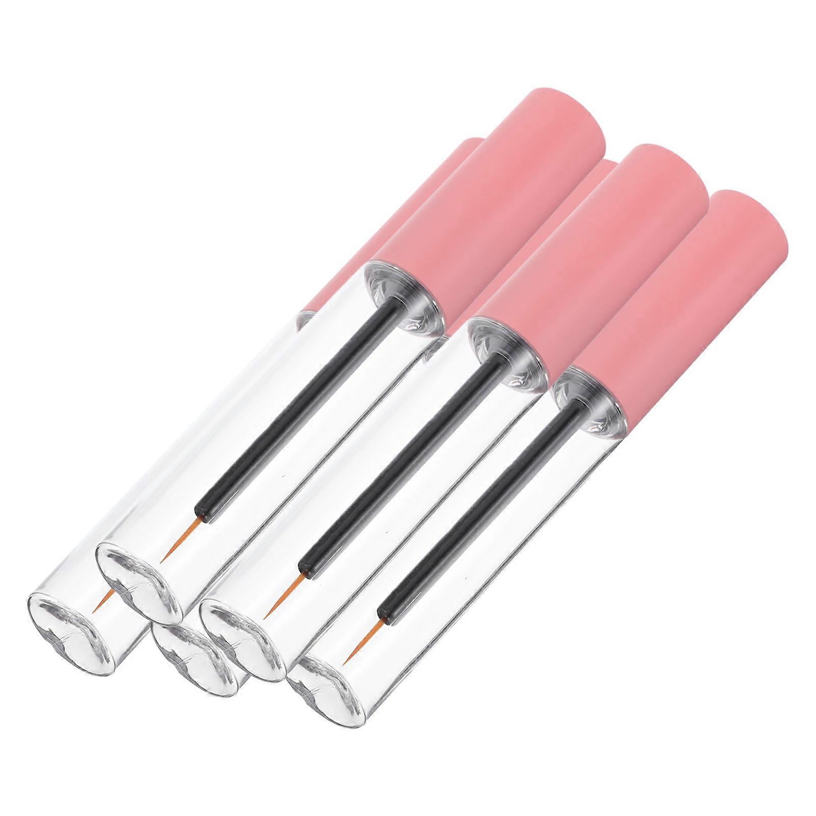 Here's a refined and professional product description based on your input:
**5pcs Refillable Eyeliner Tubes with Wands – Transparent Containers