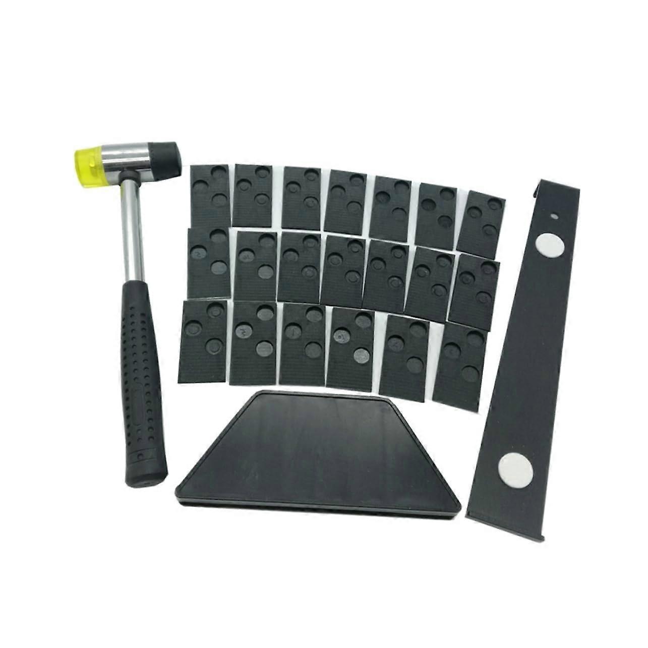 Wall Cushion Self-Adhesive 23-Piece Floor Installation Tool Set for Wooden Flooring, Durable and Easy to Use