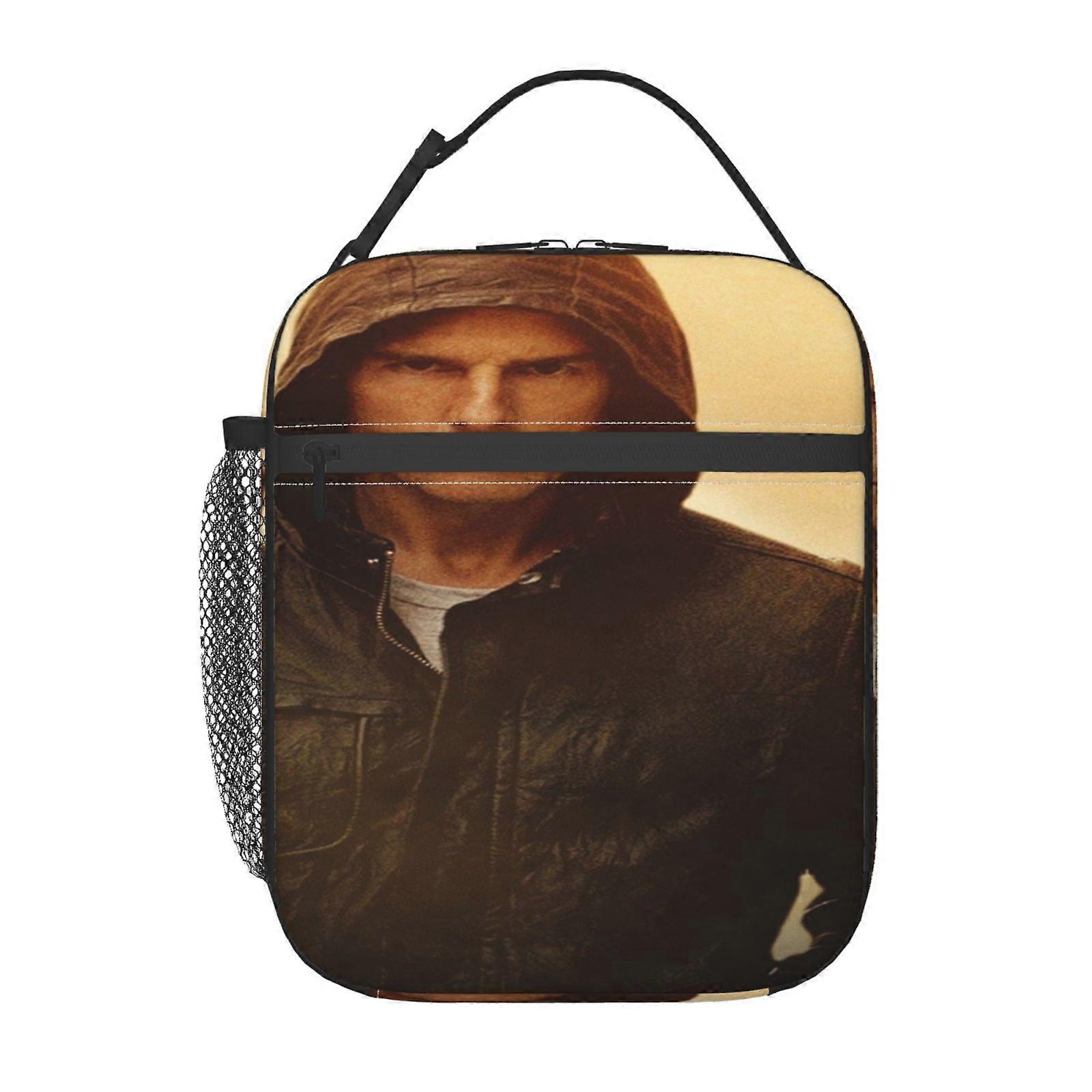 k735 Tom Cruise Lunch Bag Collapsible Silicone Model, Space-Saving When Empty, Stands Upright When Filled h735