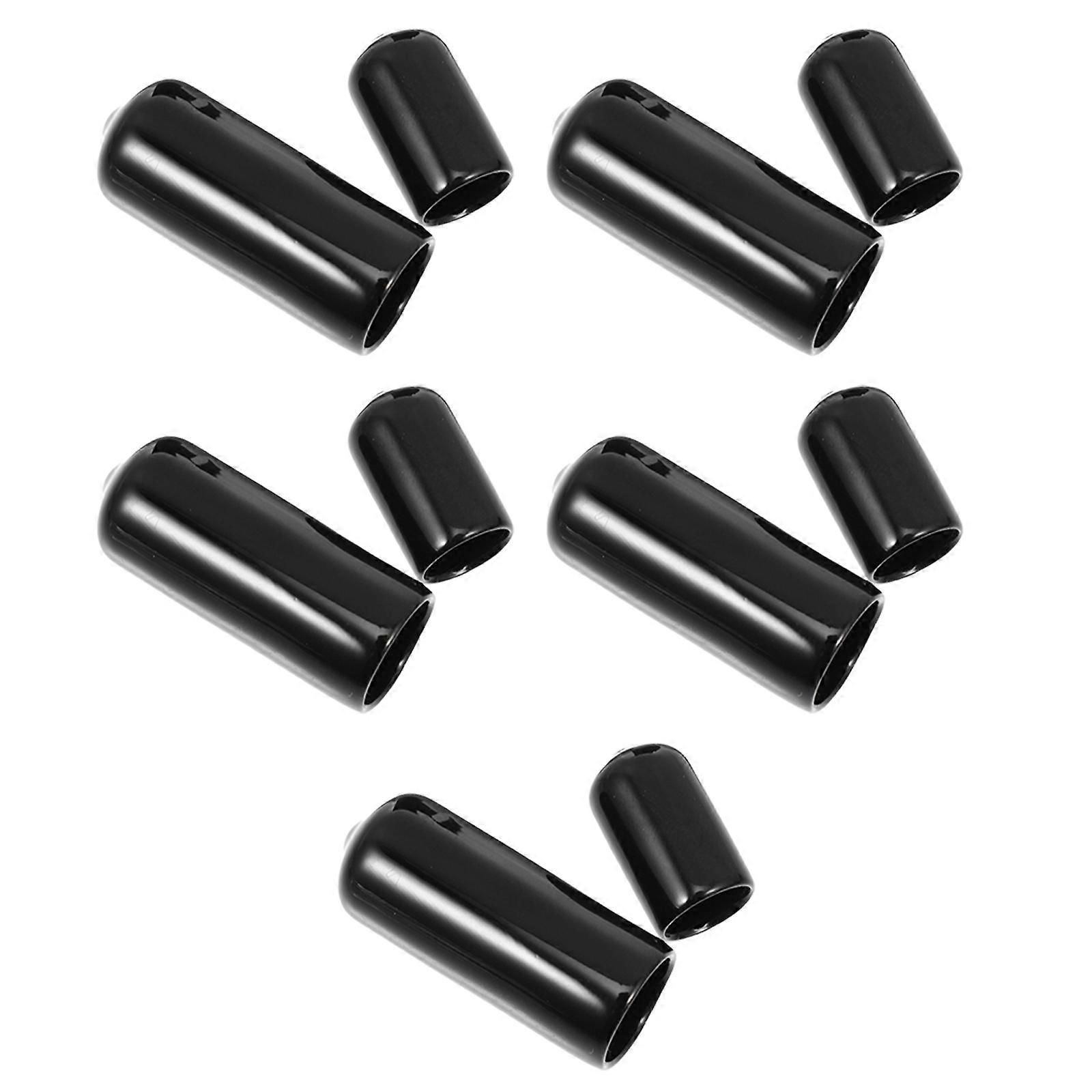 Pool Cue Tip Head Covers Durable Rubber Protectors for Snooker & Billiards Easy Installation for Maintaining Cue Performance and Ball Control