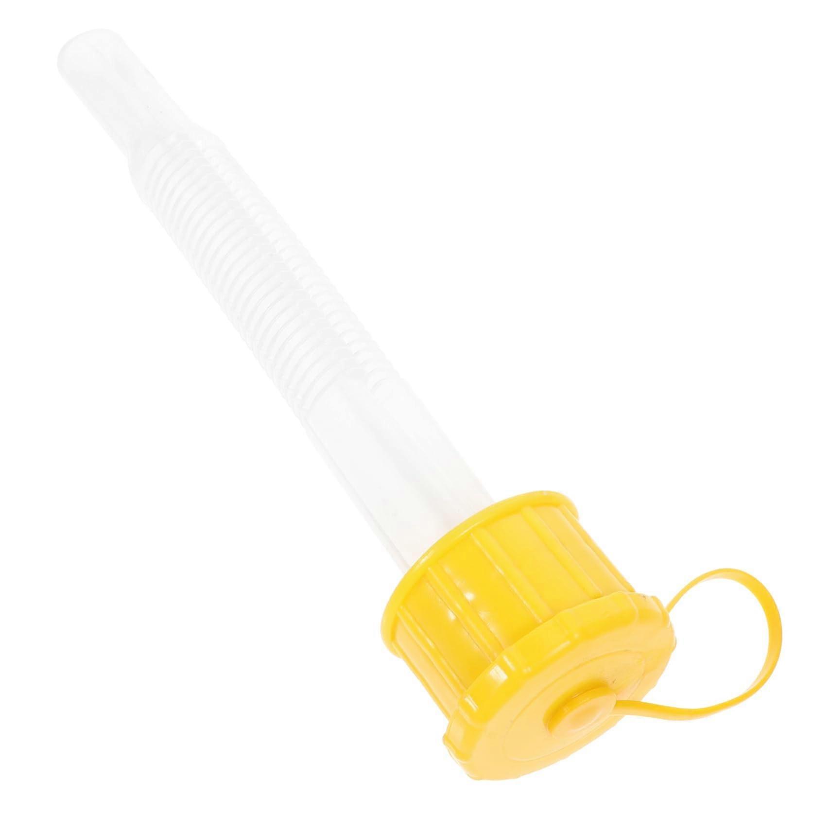 Gas Canister Outlet Tap Flexible Petrol Spout for Easy Refueling Portable Lightweight for Lawnmower Chainsaws and More Prevents Leaks