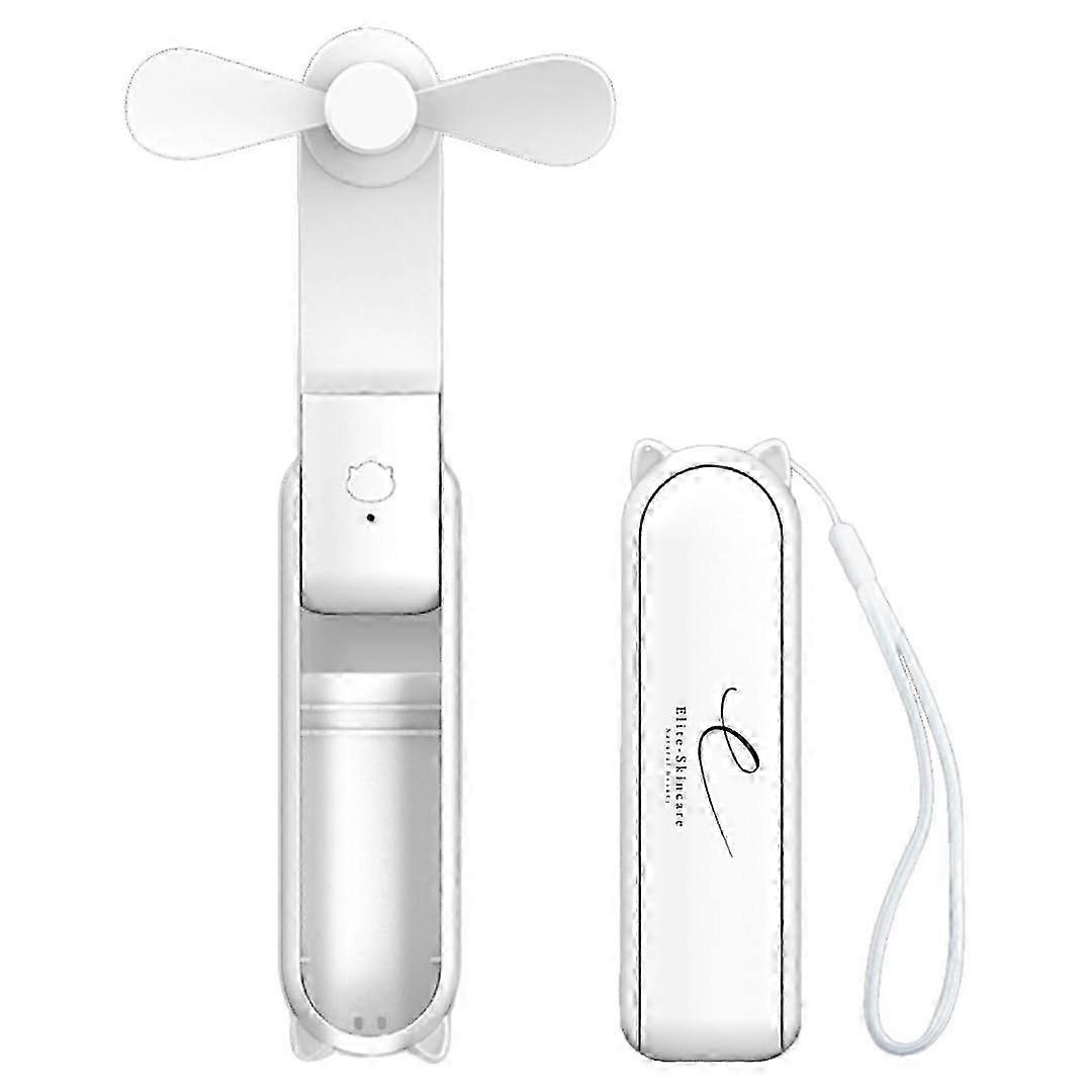 Mini Handheld Fan, USB Rechargeable, 3-Speed Wind, 270° Adjustable