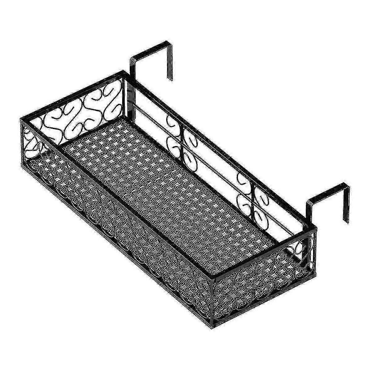 ハンギングフラワープランターポットバルコニー手すりホルダー手すりハンギングフラワースタンド金属プランターBalco 0619