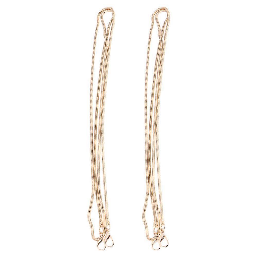 Thick Snake Chains with Lobster Clasps for Handbags – Lightweight, Removable DIY Shoulder Bag Accessories – Decorative Purse Chain Straps