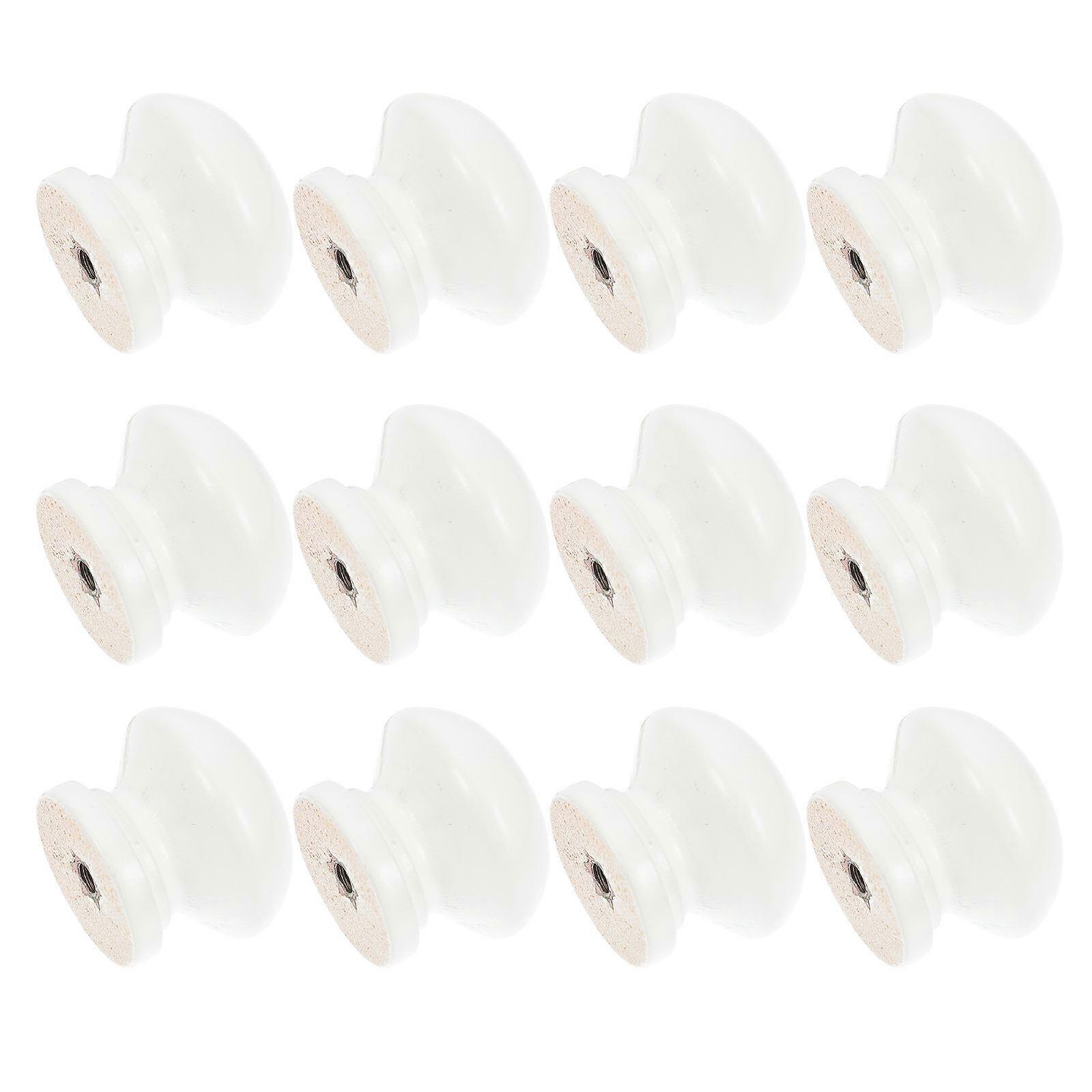 Drawer Pulls Hardware Wood Handles For Cupboard 12Pack Simple Design