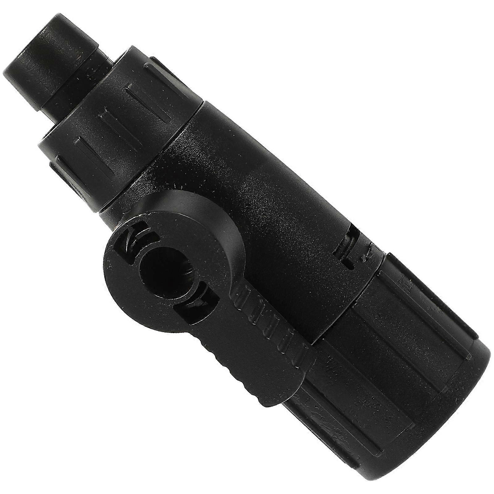 Aquarium Hose Valves for Fish Tank Made of ABS Black Color Easy to Install and Control Water Flow 0.5 Inch