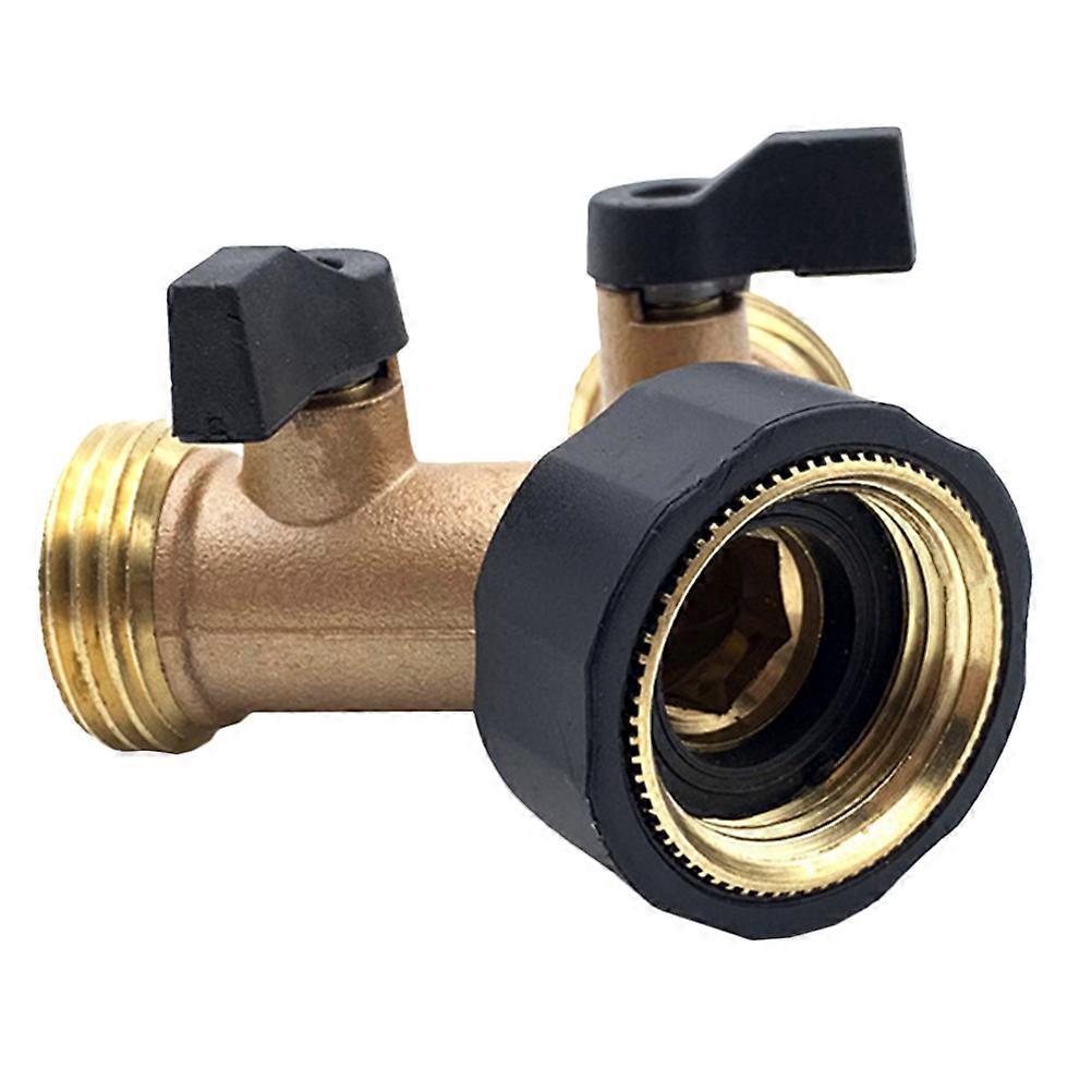 Garden Water Separator with Durable Brass and Rubber Material for Gardening Use 3/4"