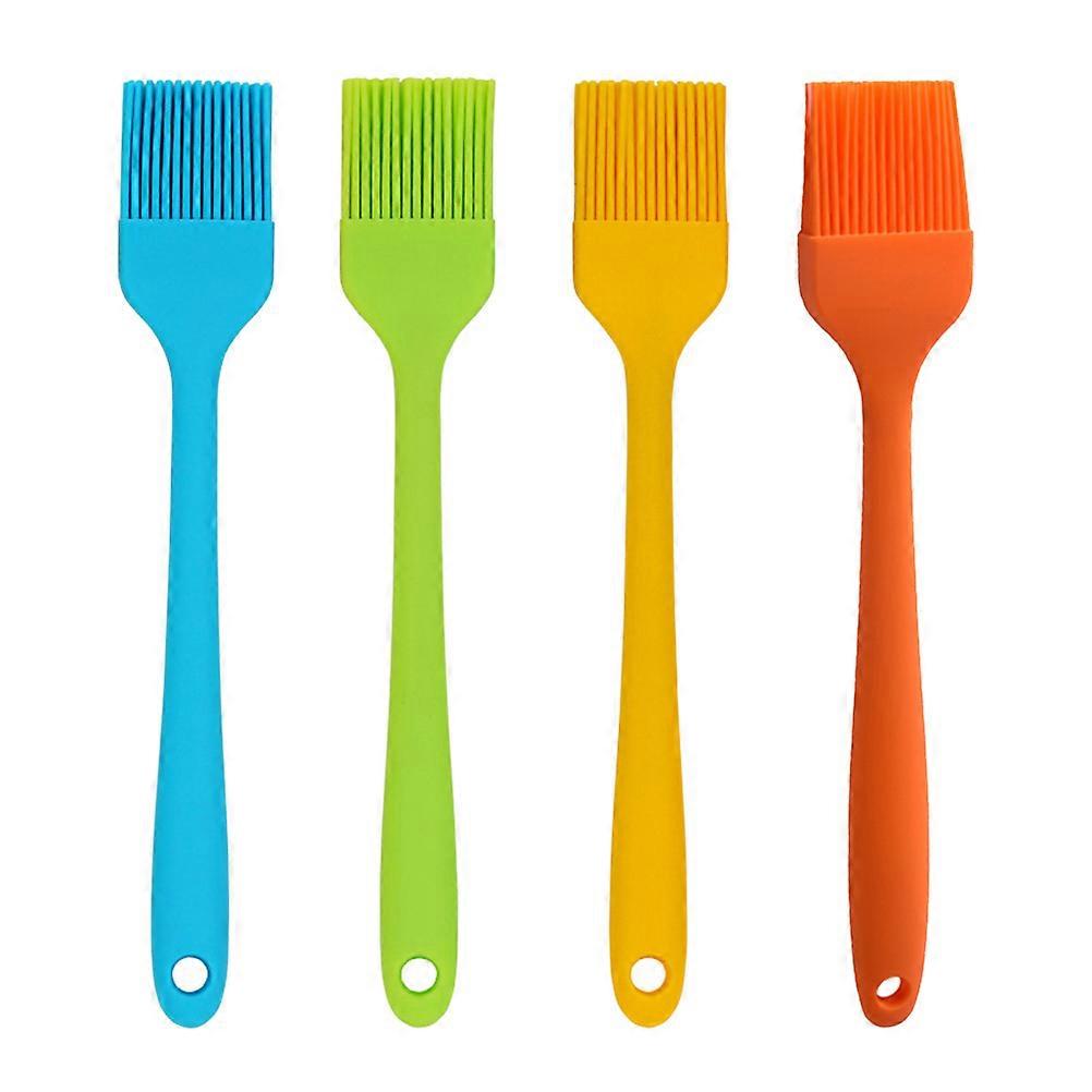 Silicone Brushes For Kitchen Oil Brushing Sauce Cream Brush for Home Chefs 4Set