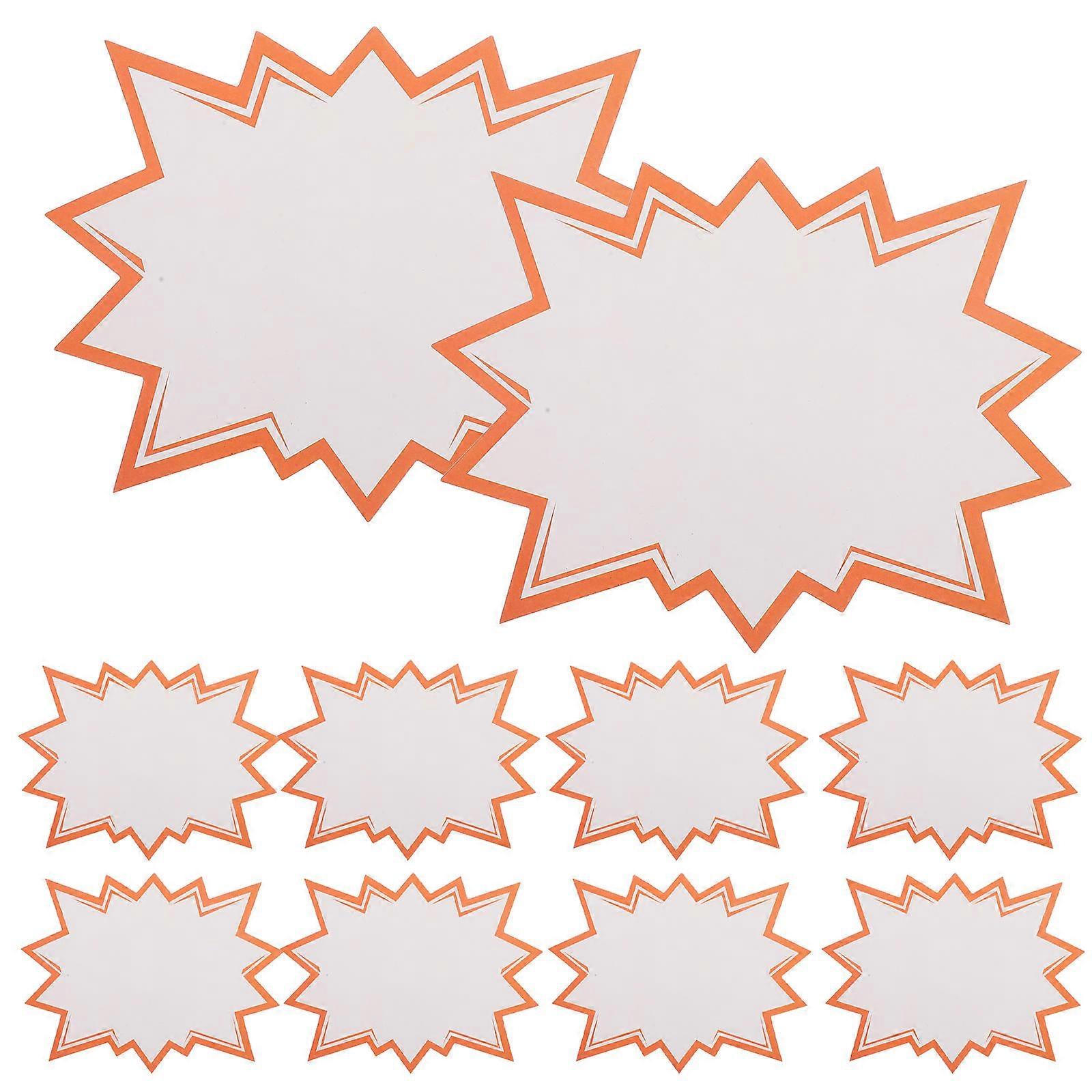 Small Retail Signs Price Display Indicator Product Information Display Multi Color 17.50X13.50X0.10Cm 100Pcs