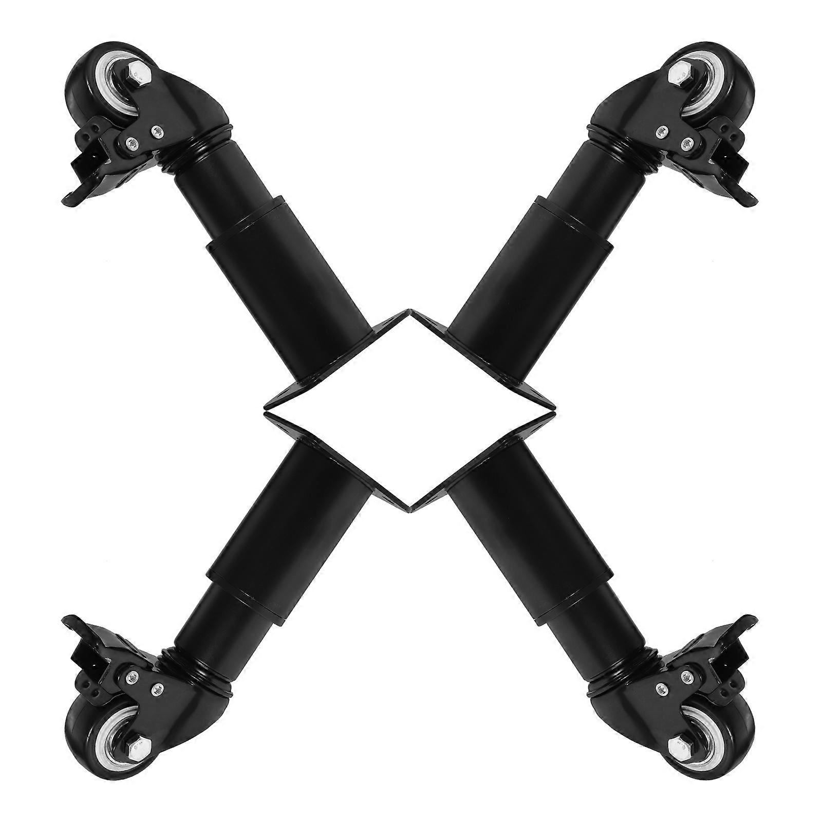 Furniture Legs Adjustable Height Rotating Caster Easy Mobility Long-Lasting Use 4Pcs