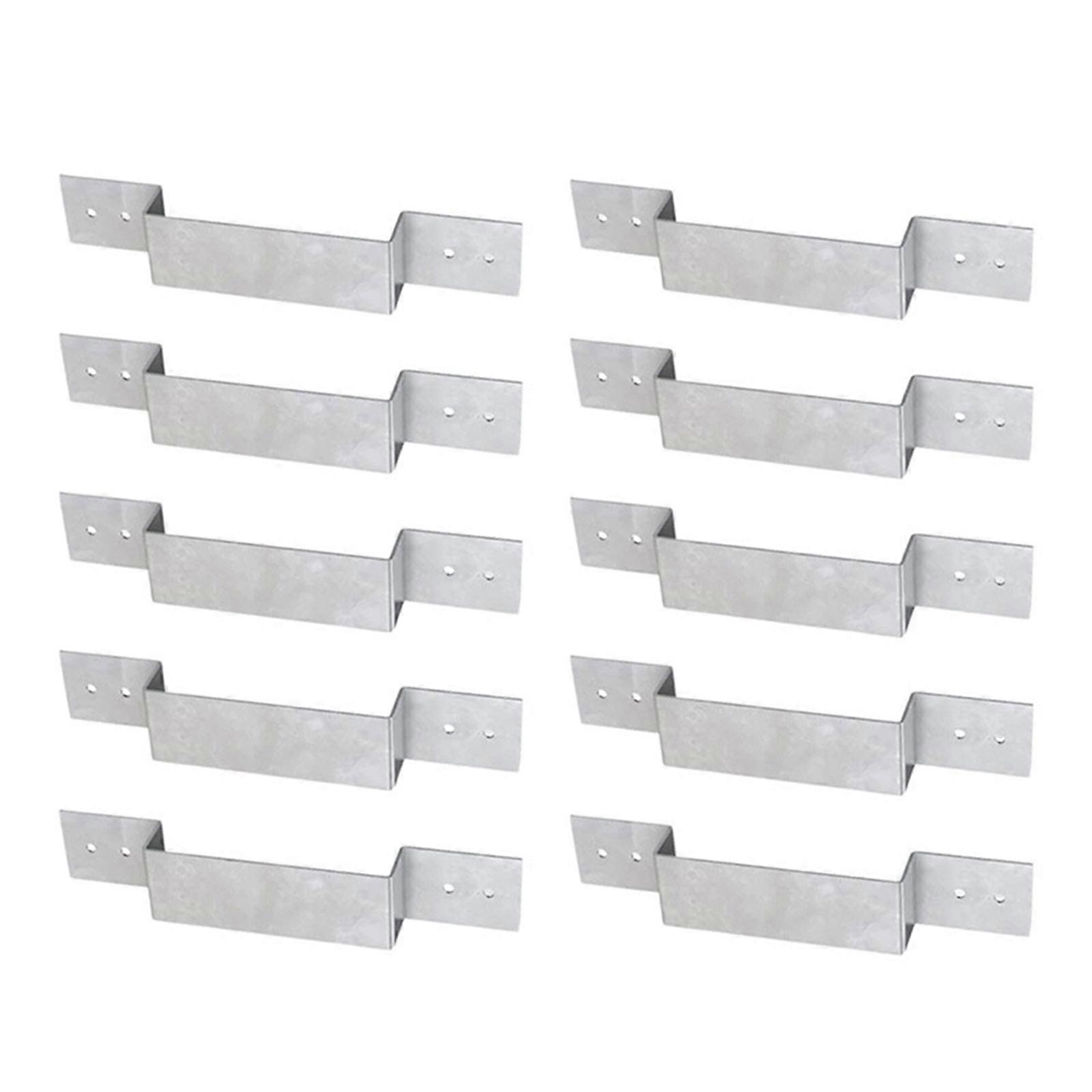 10pcs Fence Post Mounting Weatherproof Fence Panel Supports Garden Fence Column Mounting Quick Fixing for Reliable Use Multicolor