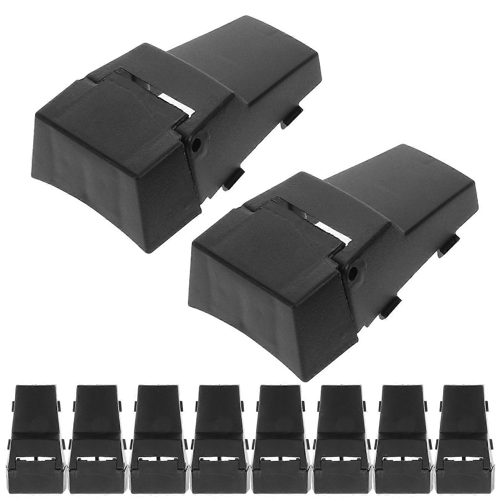 Garbage Can Locks Trash Can Lock for Replacement 10Pcs Plastic Buckles