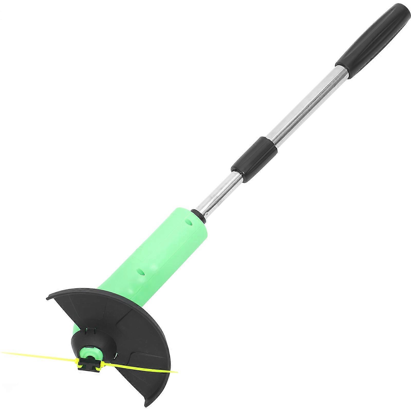 Trimming Tool Mini Mower Portable Lawn Mower for Garden Use Green Telescopic Rod 1Set