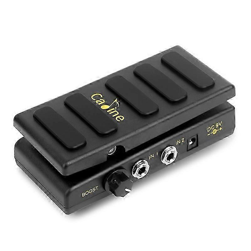 Caline CP-31P Volume Pedal with Boost Function Guitar Effect Pedal Vol Pedal Dual Channel DC 9V Inpu