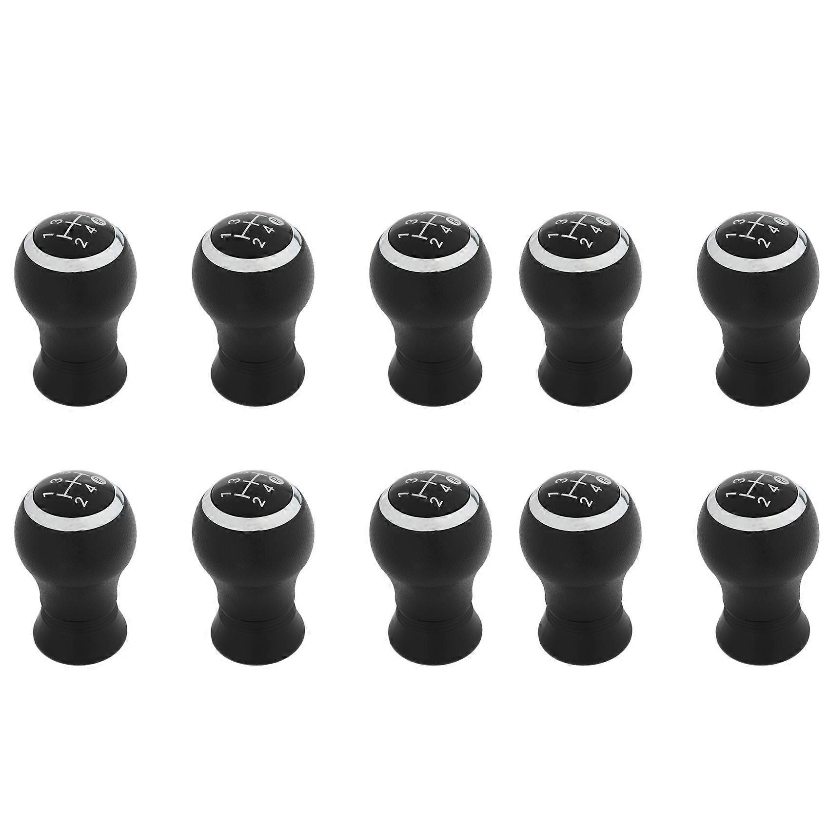 10X 5 Speed Mt Car Gear Shift Knob Gear Knob Cover Shifter Lever Stick for Yaris 2005-2010