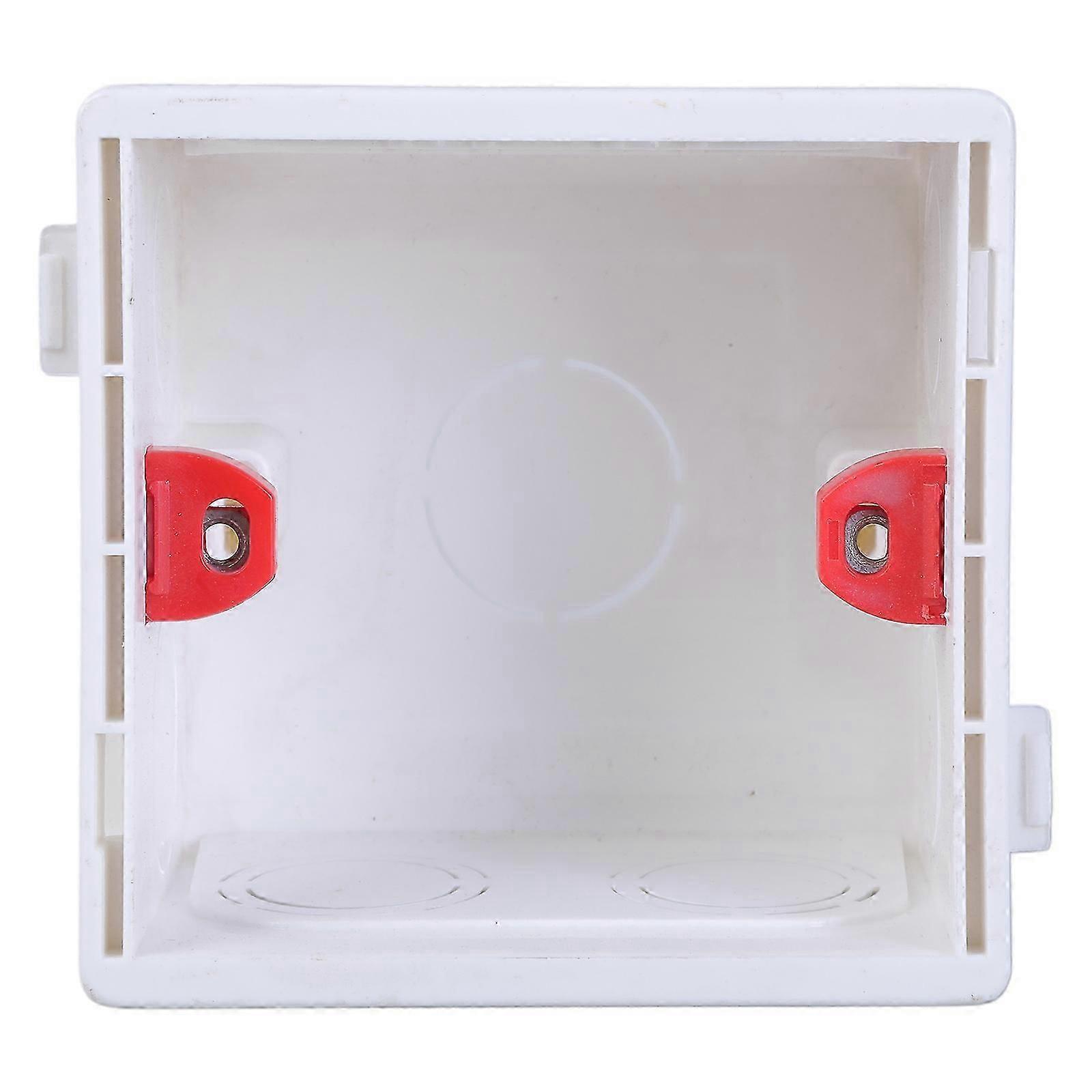 2025 Latest Model Dustproof PVC Wall Switch Socket Box Type 86 Mounting Back Box