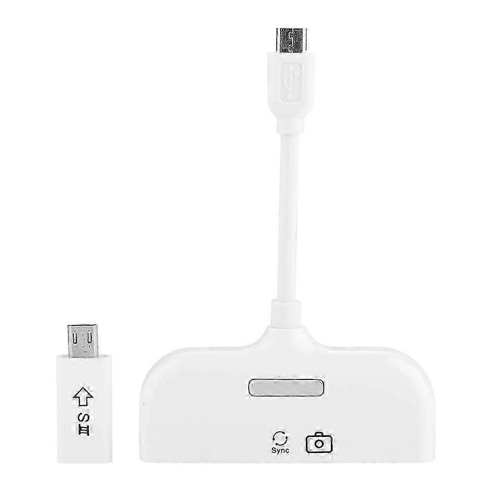 5-in-1 Micro USB to HDMI HDTV Adapter with OTG and Card Reader Compatible with Android Phones and Tablets