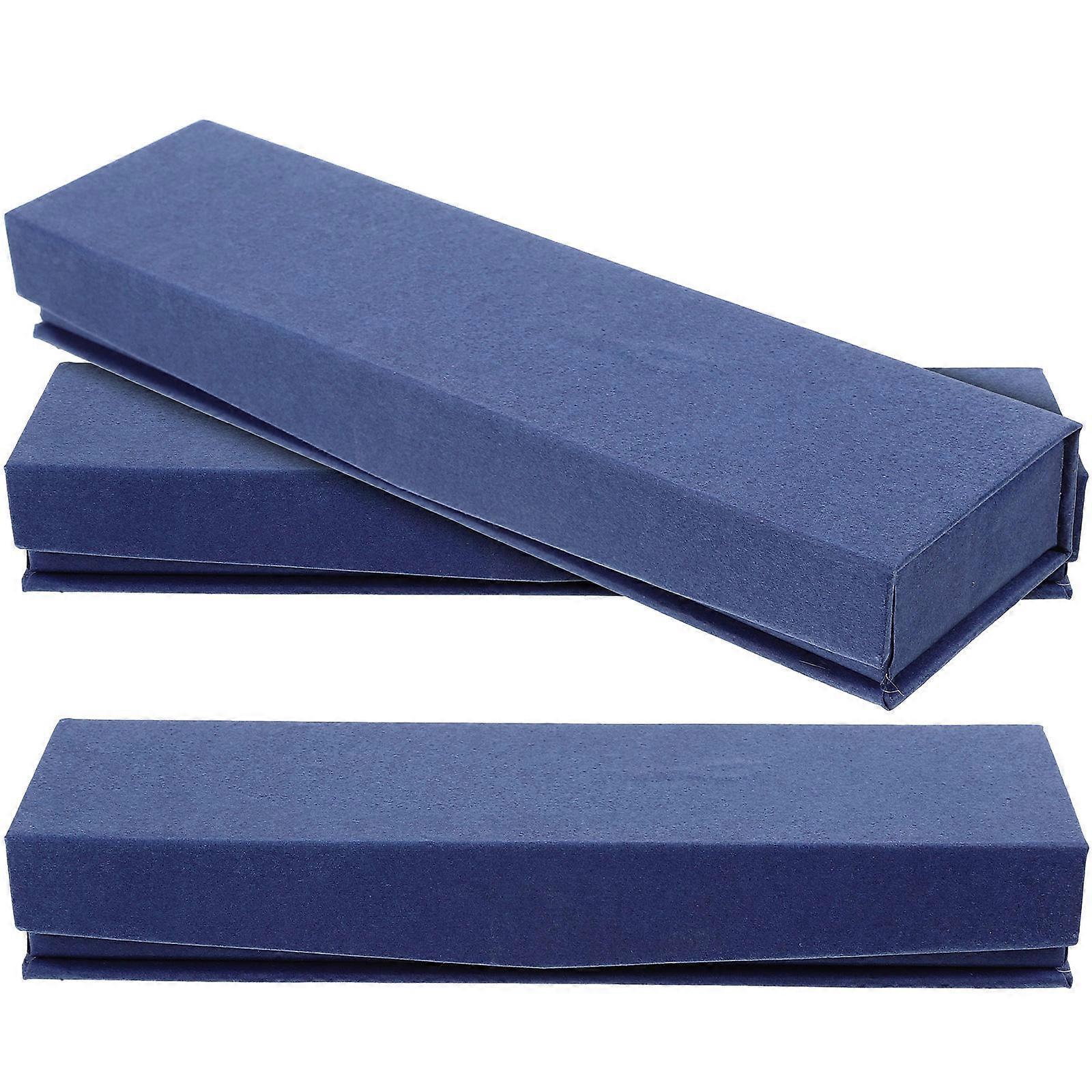 3pcs Decorative Gift Pen Cases Elegant Packing Boxes for Wrapping Pens